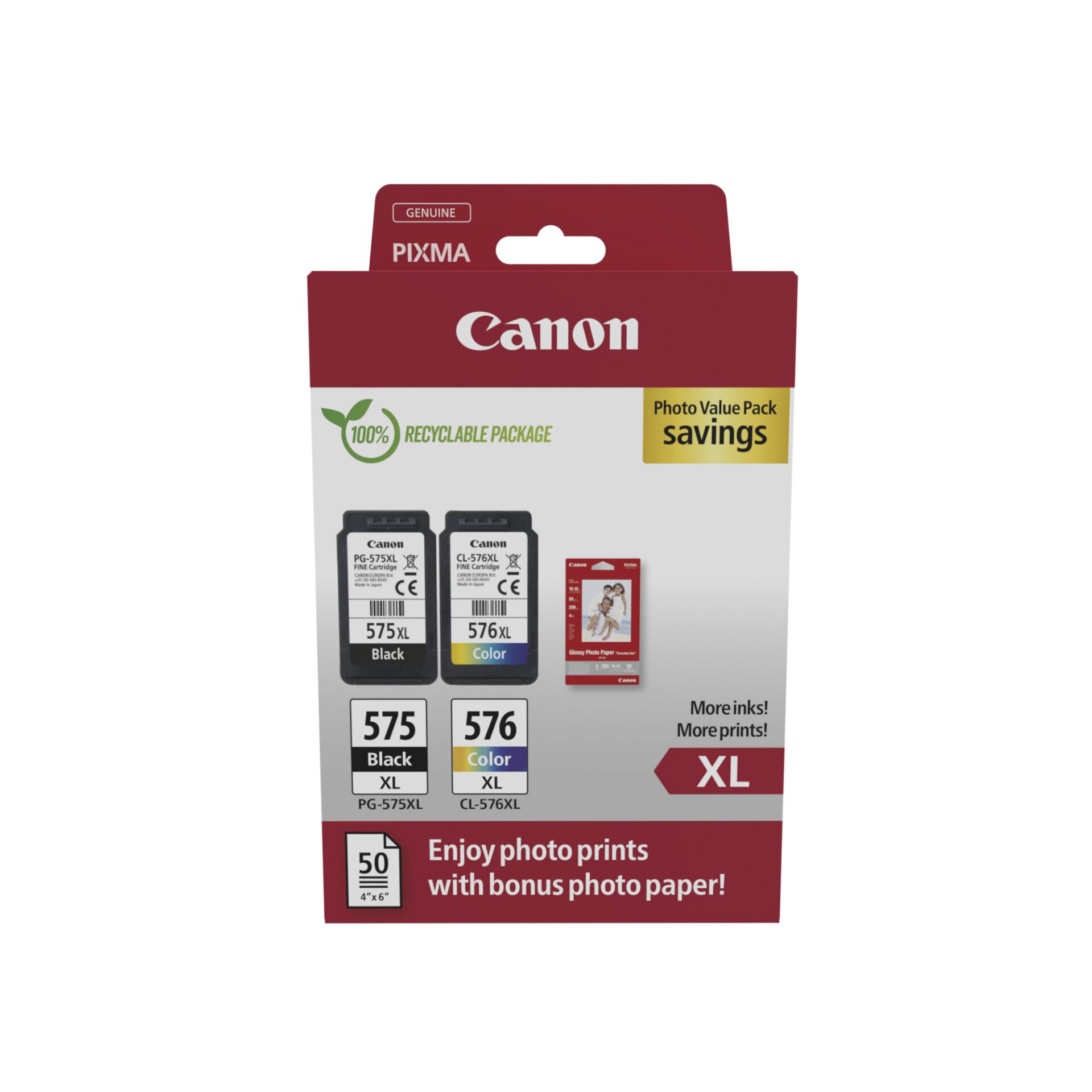 Canon PG-575 XL / CL-576 XL Photo Value Pack