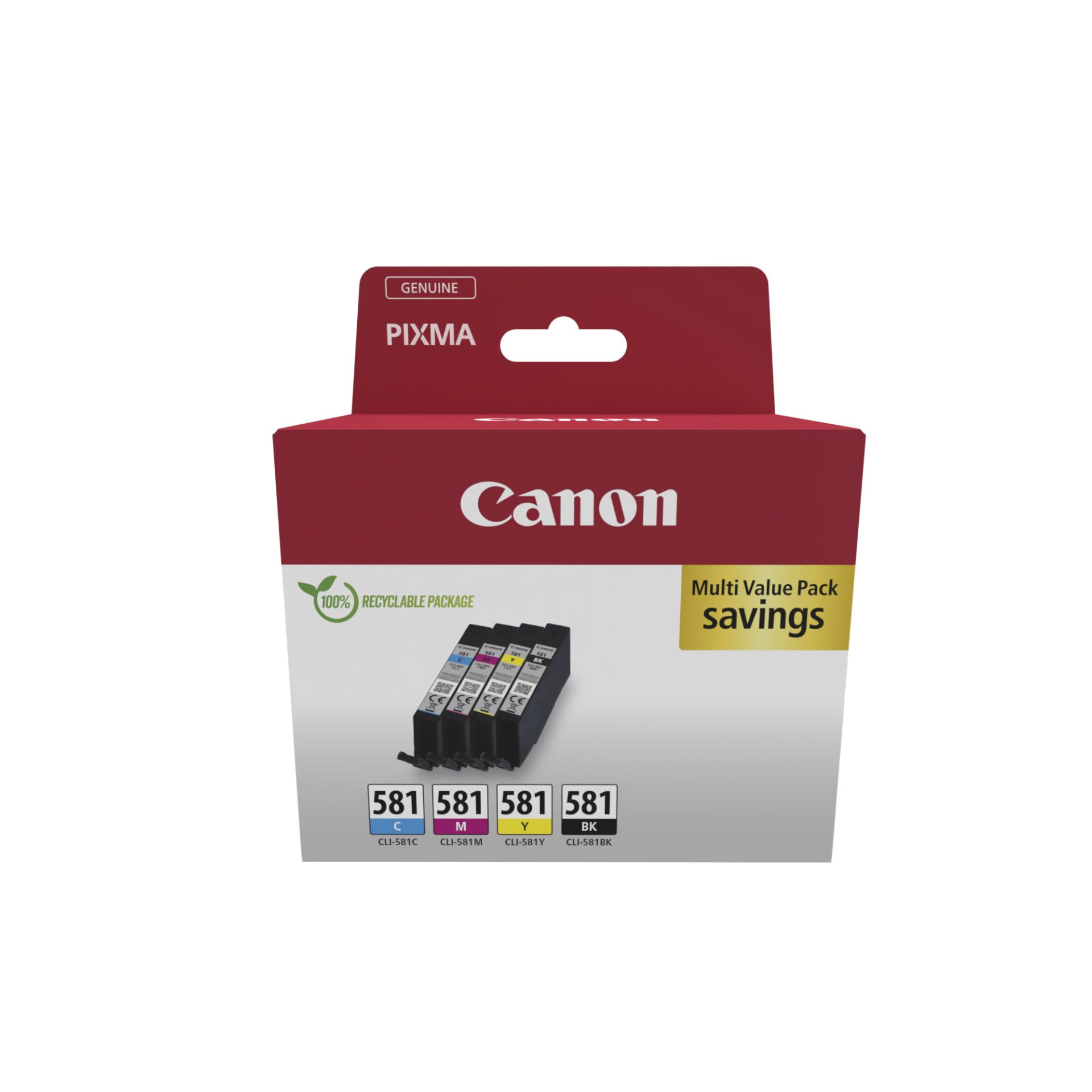 Canon CLI-581 C/M/Y/BK confezione multipla