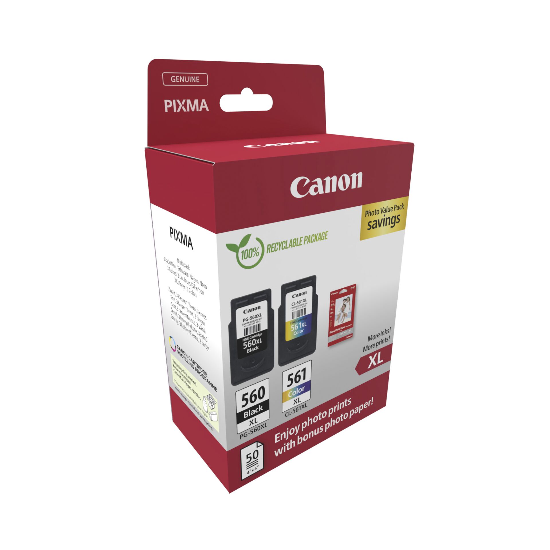 Canon PG-560 XL / CL-561 XL Photo Value Pack