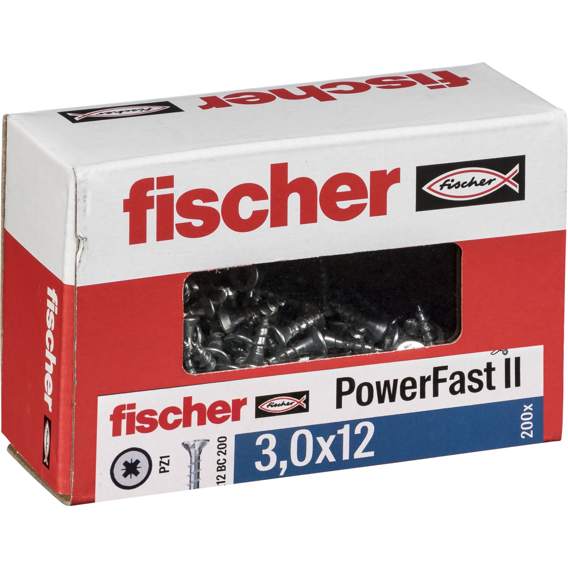 Fischer PowerFast II 3,0x12 SK PZ VG blvz 200