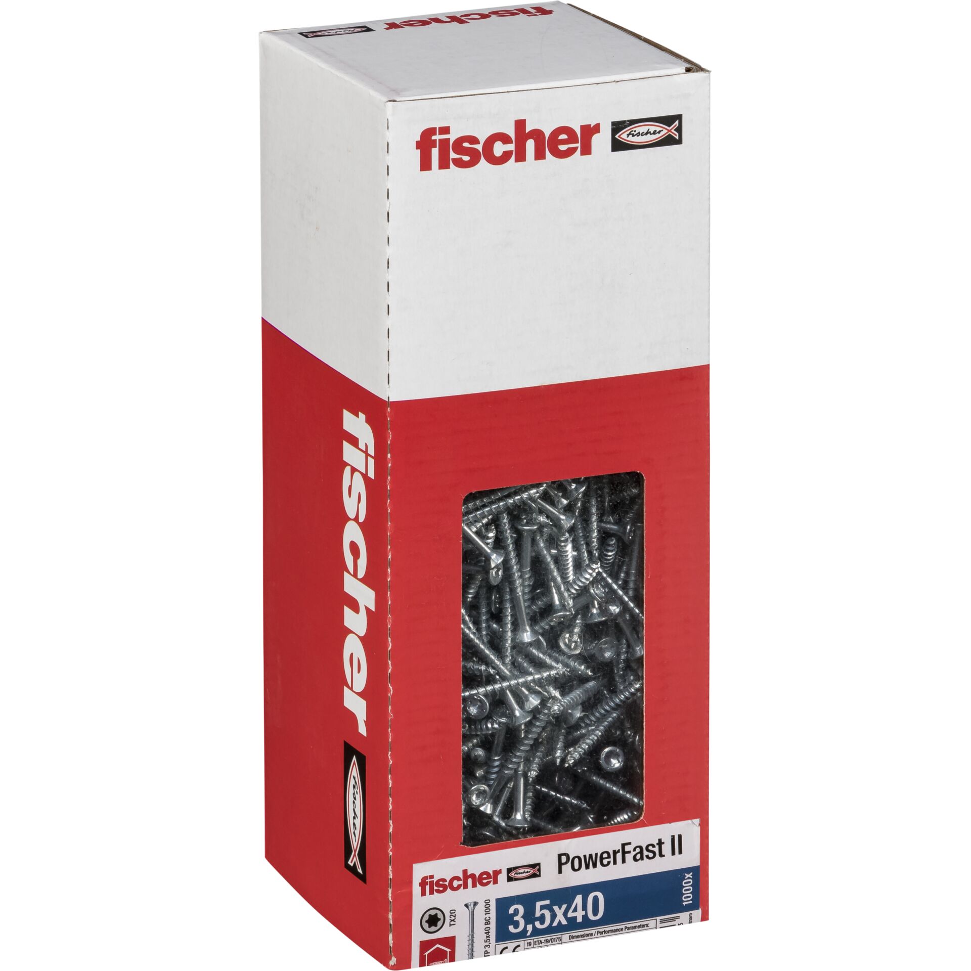 Fischer PowerFast II 3,5x40 SK TX TG blvz 1000