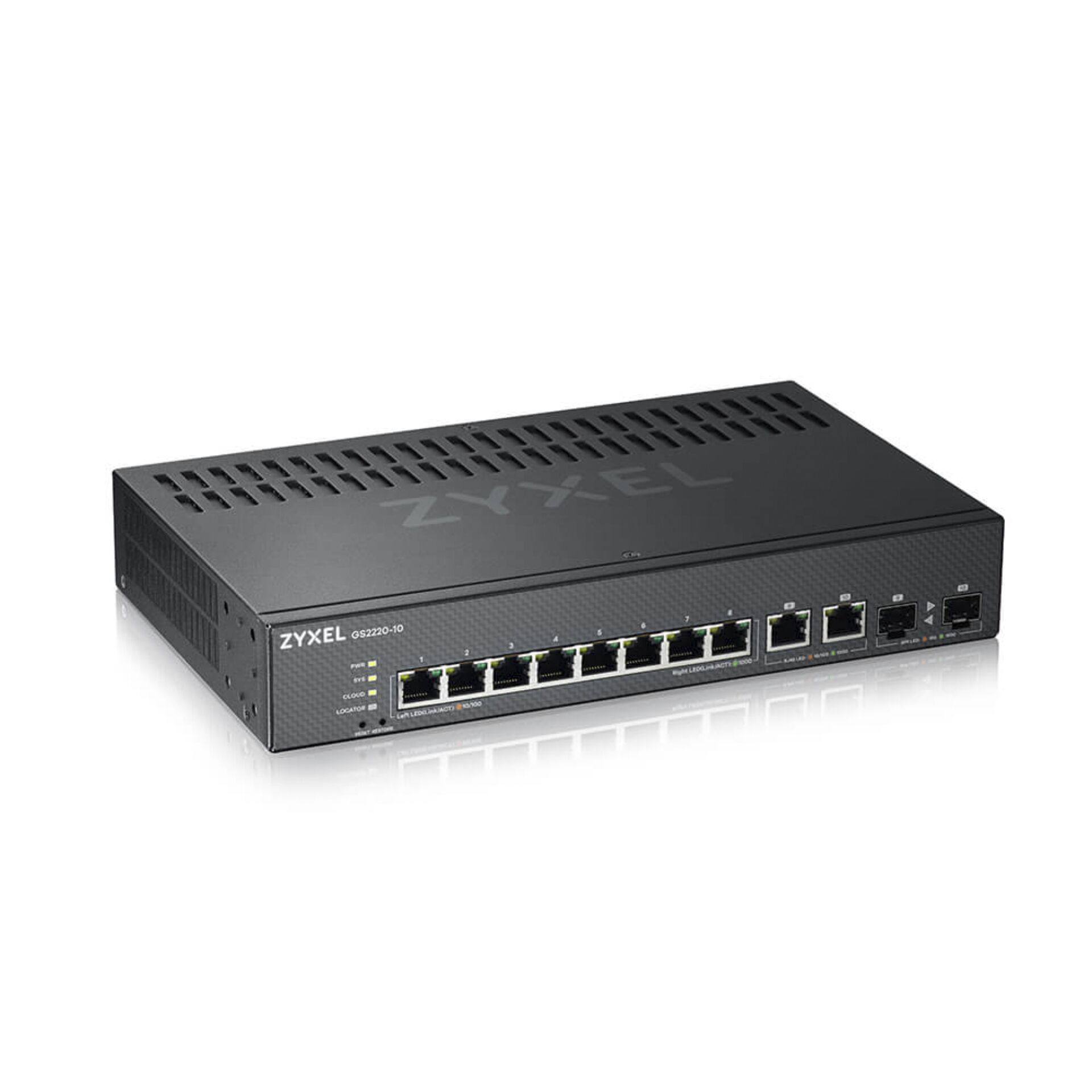 Zyxel GS2220-10 8-Port + 2x SFP/Rj45 Gigabit L2