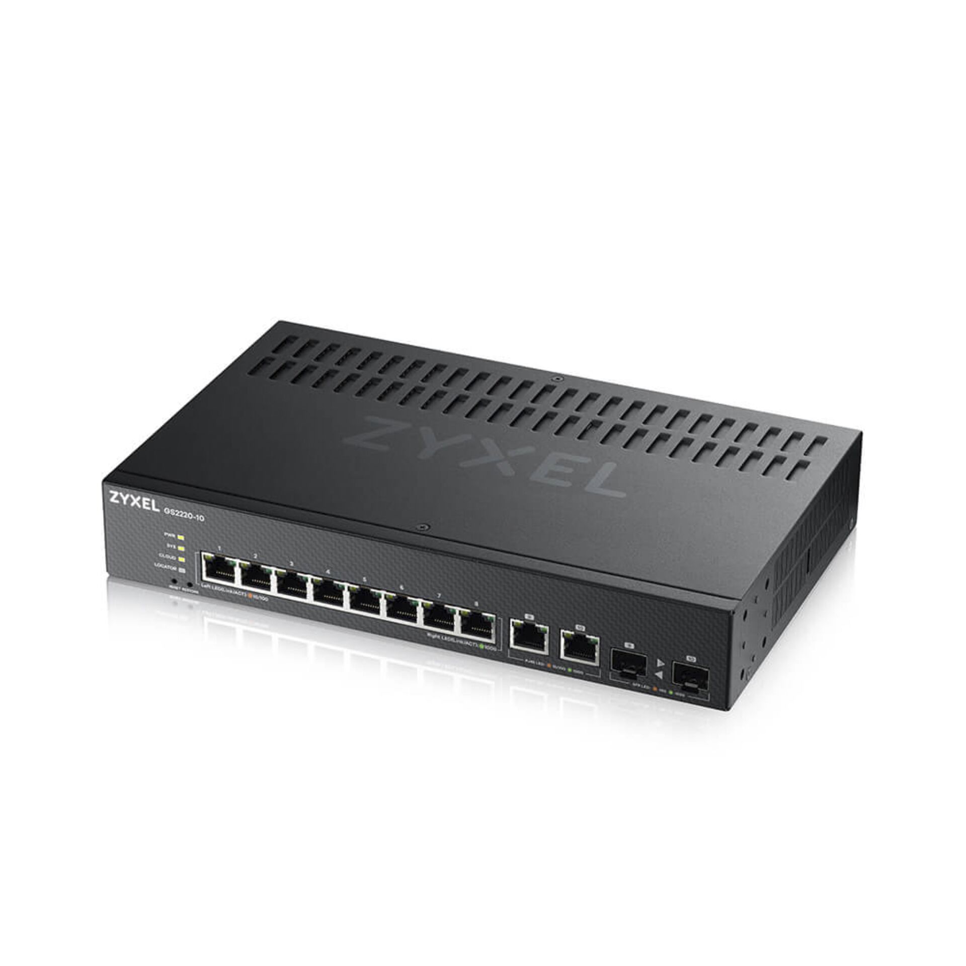 Zyxel GS2220-10 8-Port + 2x SFP/Rj45 Gigabit L2