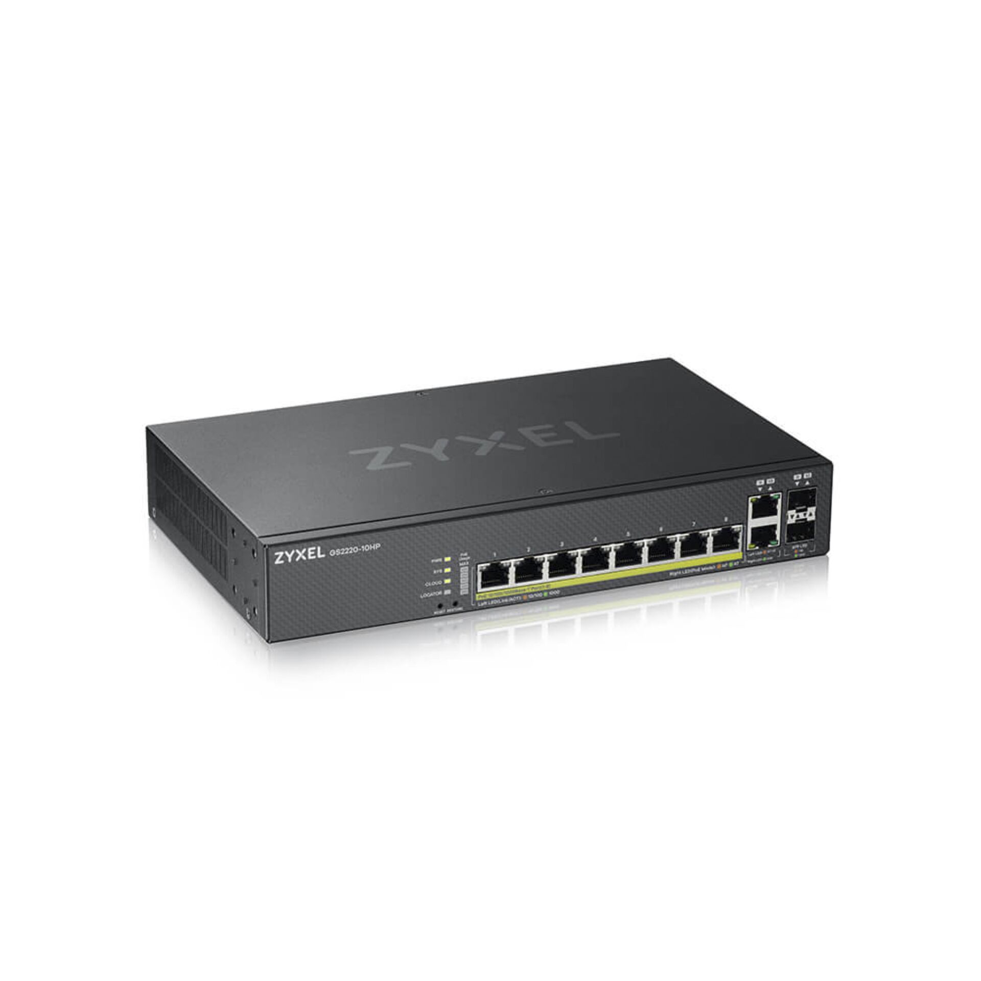 Zyxel GS2220-10HP 8-Port + 2x SFP/Rj45 Gb POE