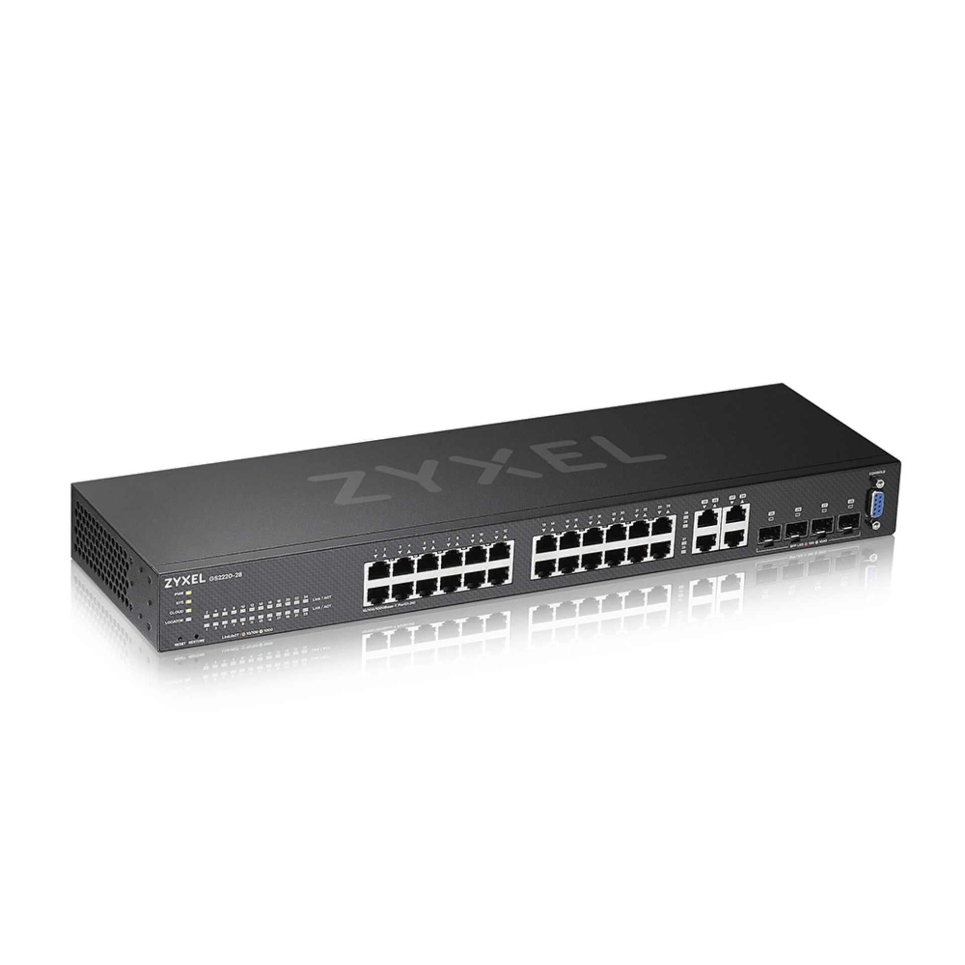 Zyxel GS2220-28 24-Port + 4x SFP/Rj45 Gb managed