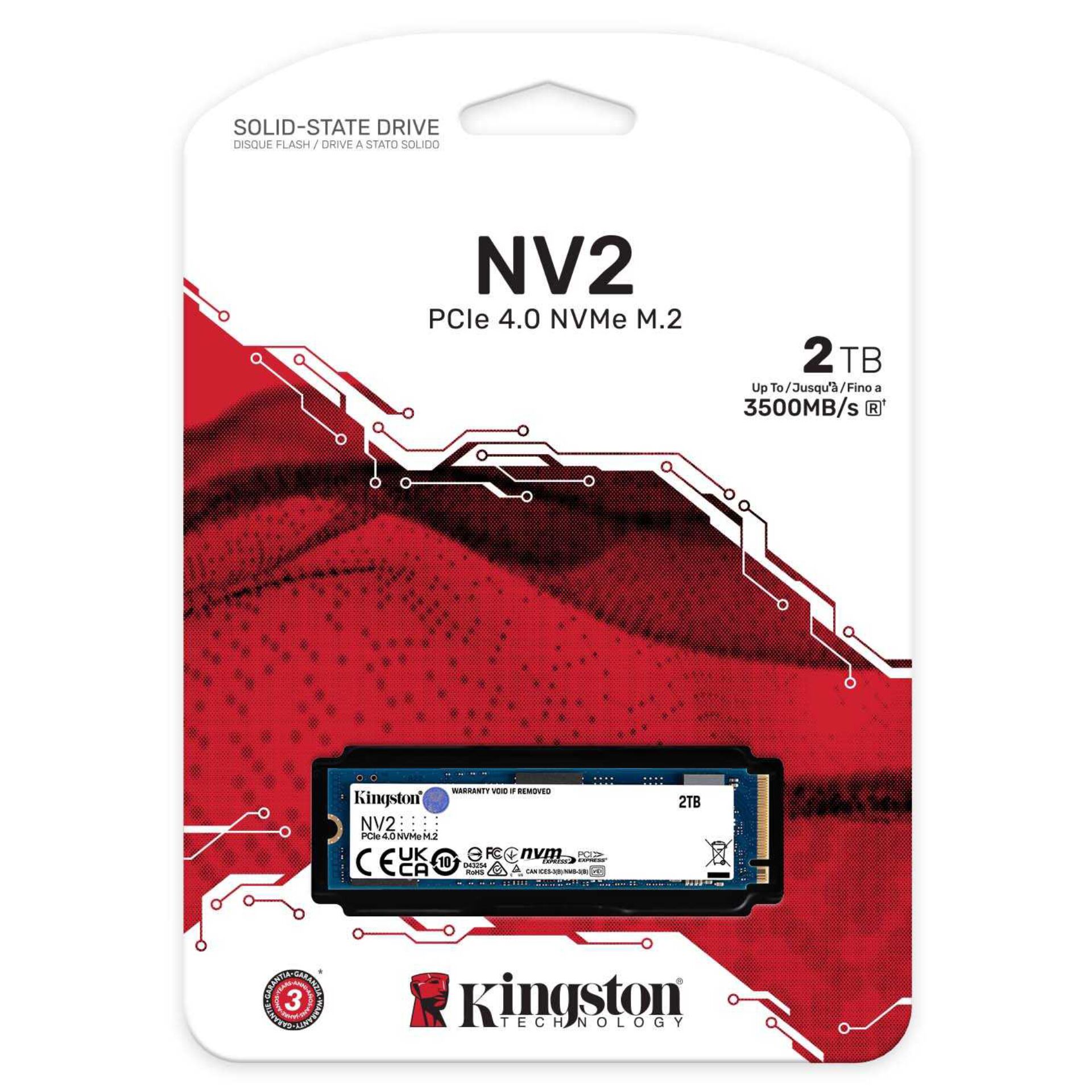 Kingston NV2                 2TB M.2 PCIe G4x4 2280