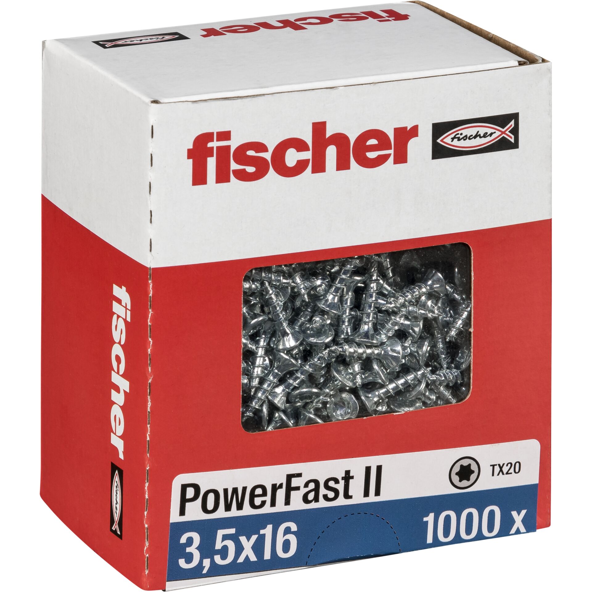 Fischer PowerFast II 3,5x16 SK TX VG blvz 1000