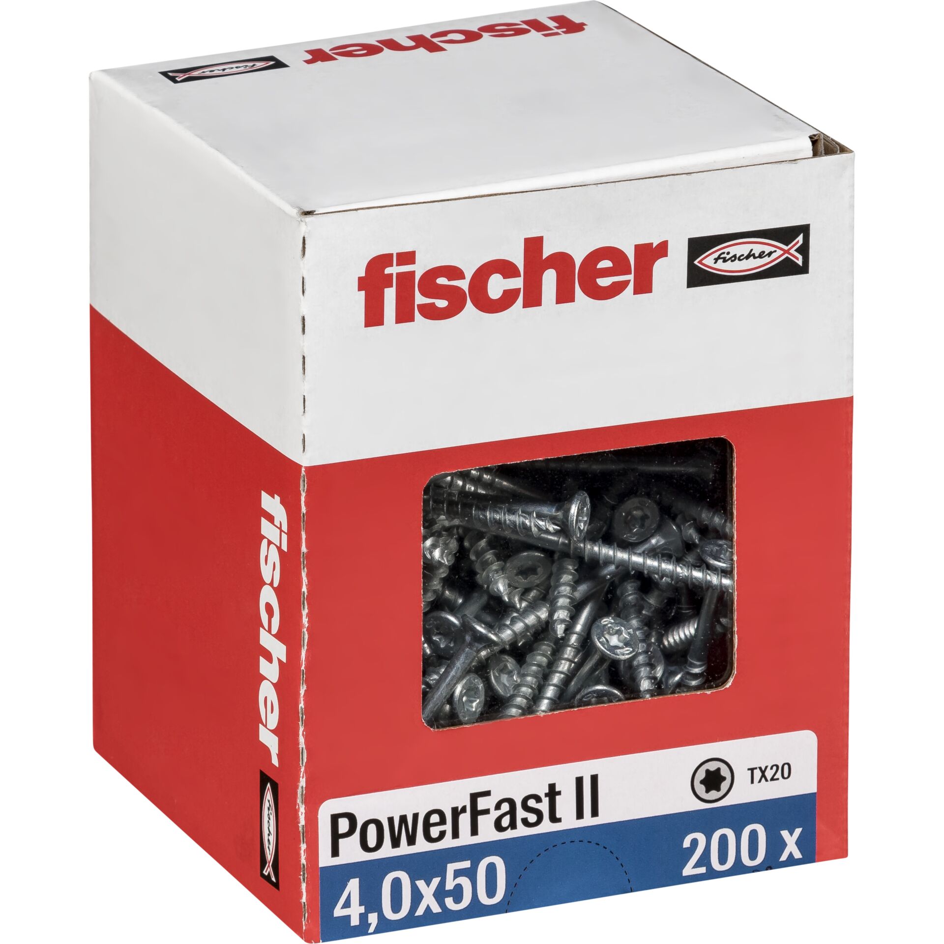 Fischer PowerFast II 4,0x50 SK TX TG blvz 200