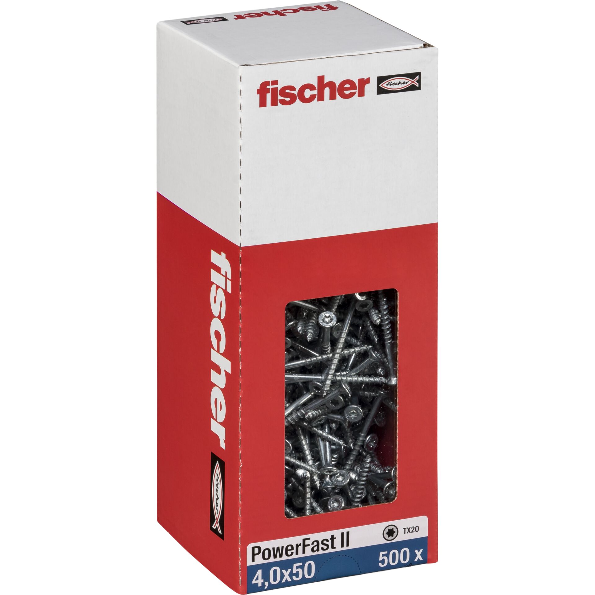 Fischer PowerFast II 4,0x50 SK TX TG blvz 500