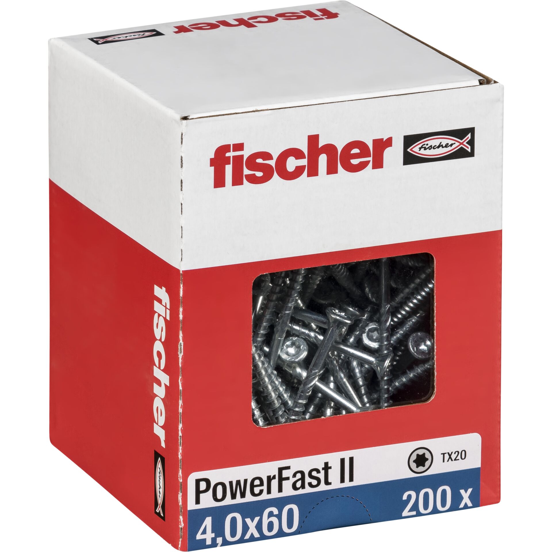 Fischer PowerFast II 4,0x60 SK TX TG blvz 200