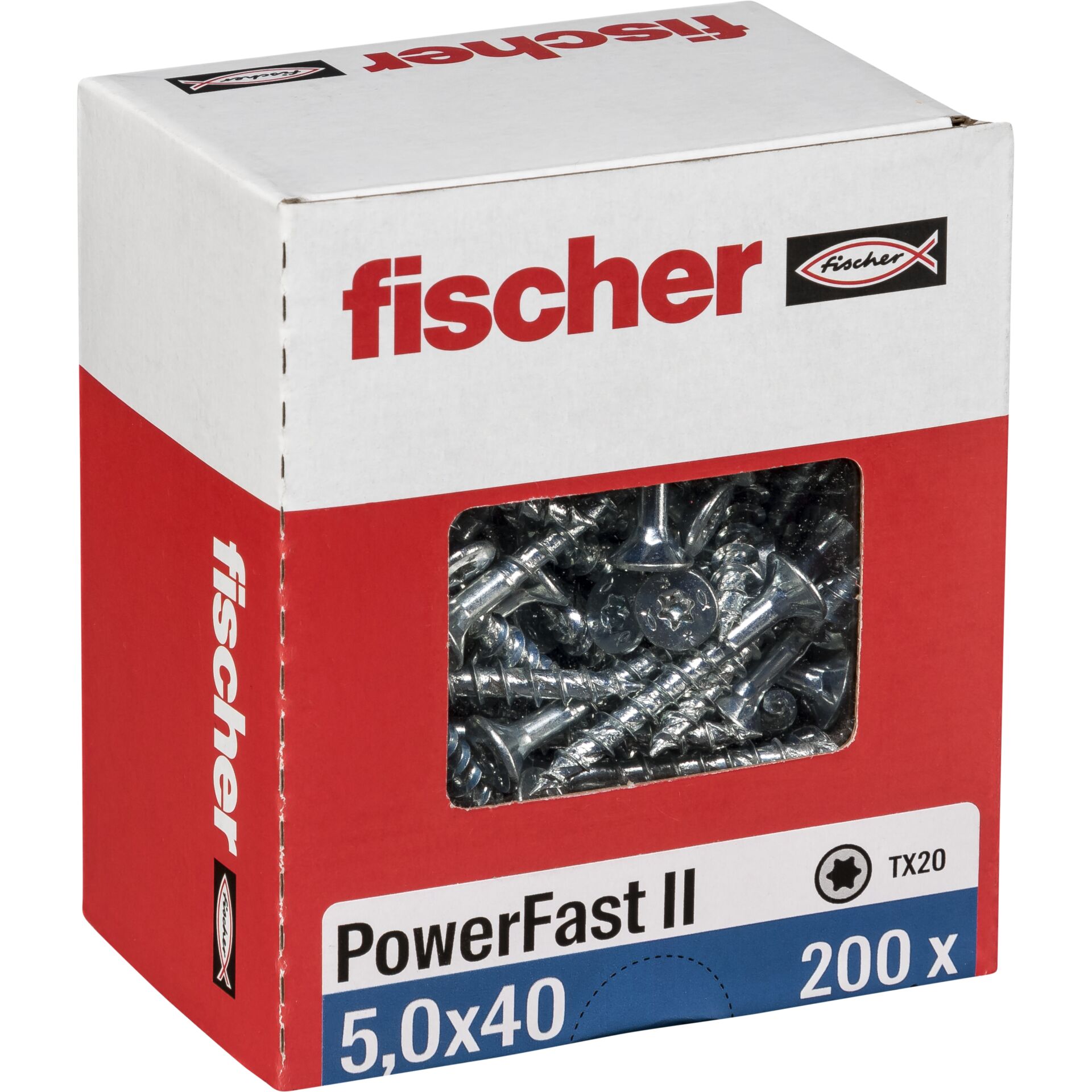 Fischer PowerFast II 5,0x40 SK TX TG blvz 200