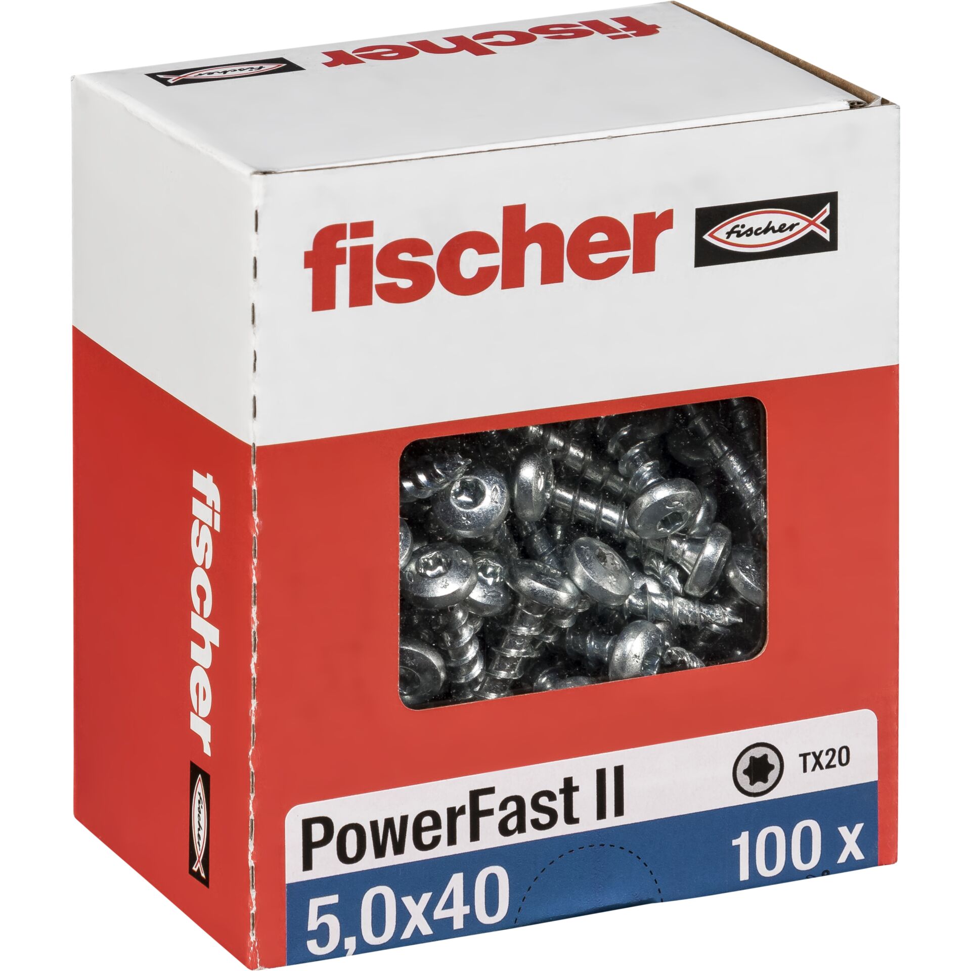 Fischer PowerFast II 5,0x40 PH TX VG blvz 100