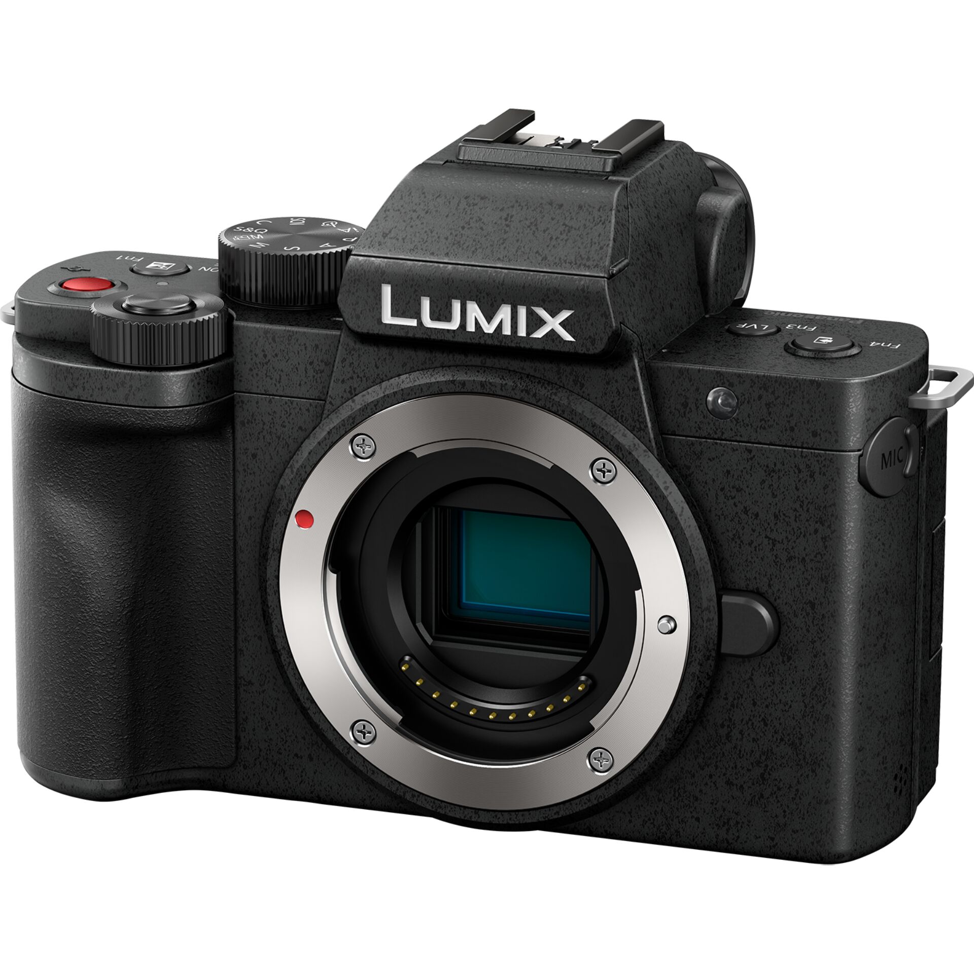 Panasonic Lumix DC-G100D nero + H-FS 12-32 + DMW-SHGR2