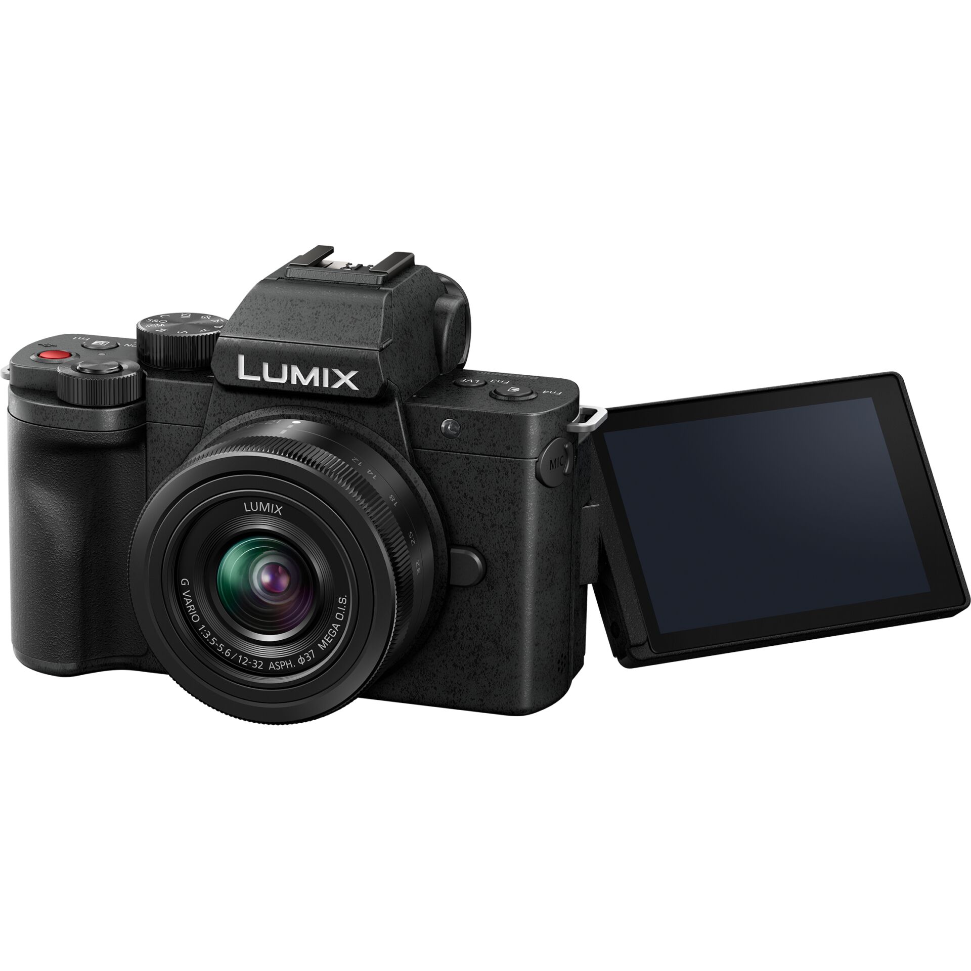 Panasonic Lumix DC-G100D nero + H-FS 12-32 + DMW-SHGR2
