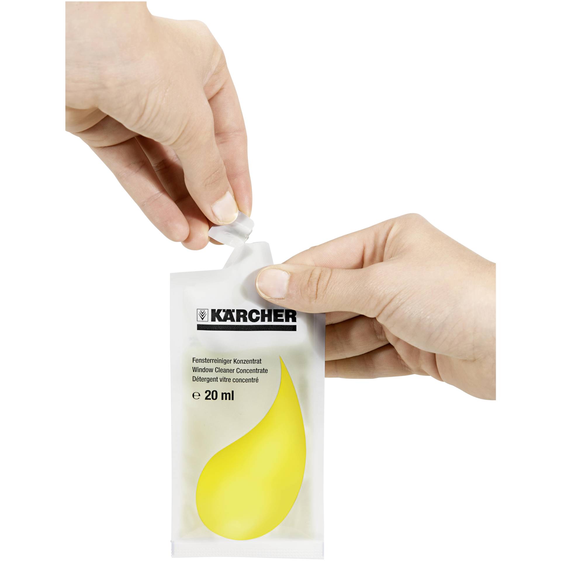 Kärcher Detergente per vetri concentrato 4 x 20 ml