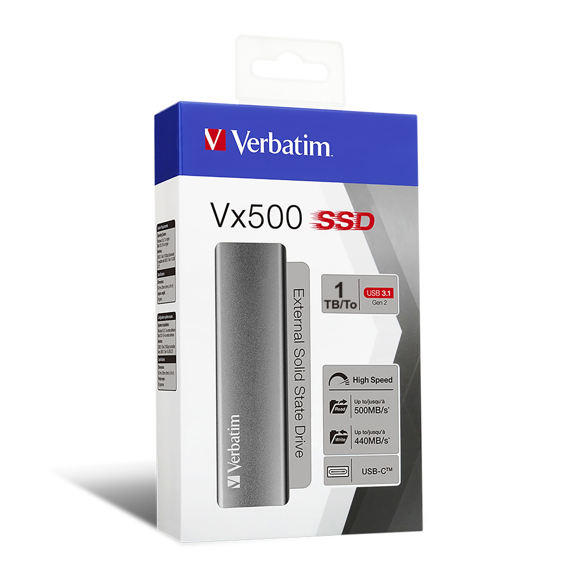 Verbatim Store n Go Vx500    1TB SSD USB 3.1