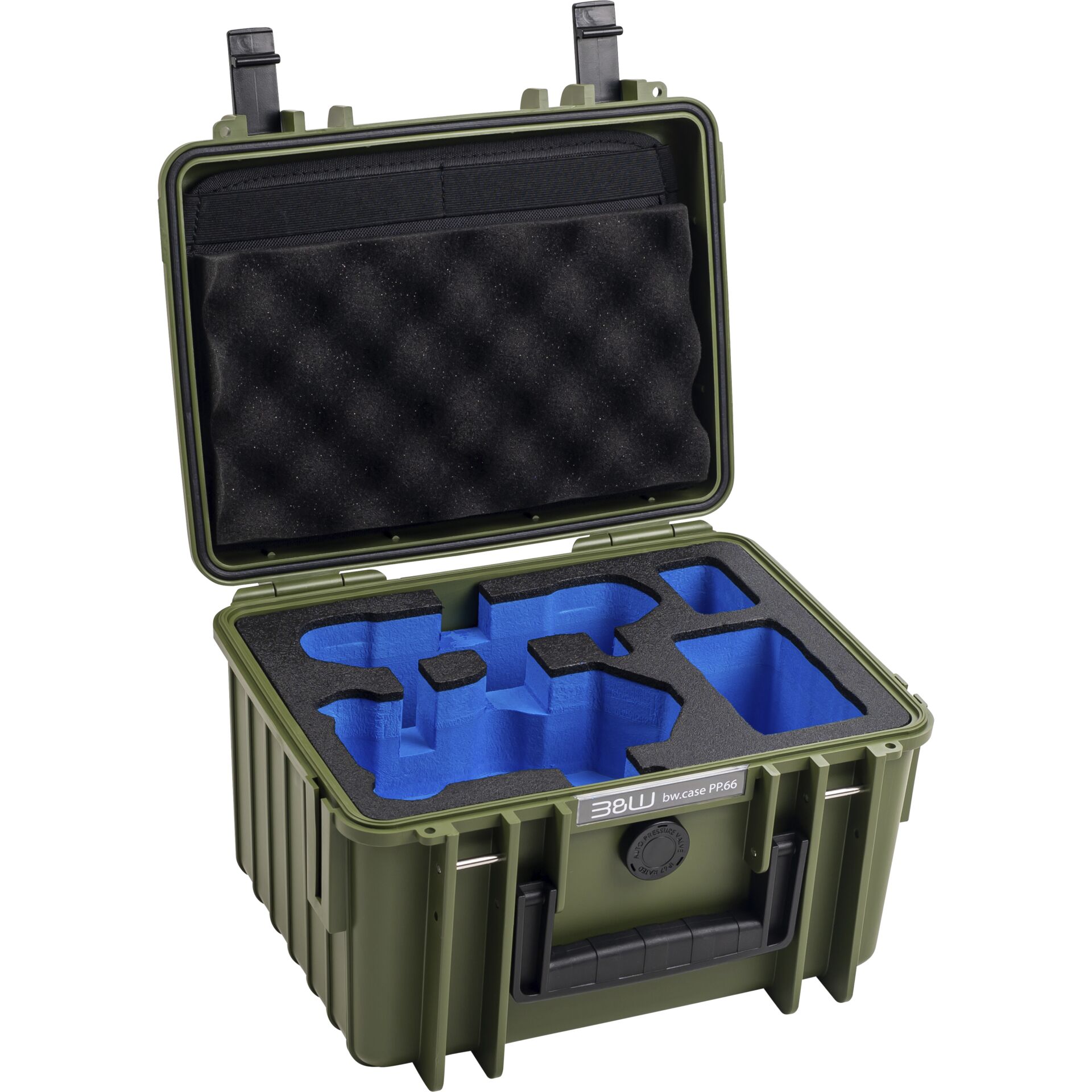 B&W drone.case PP.66 bronze-grün per DJI Mini 4 Pro