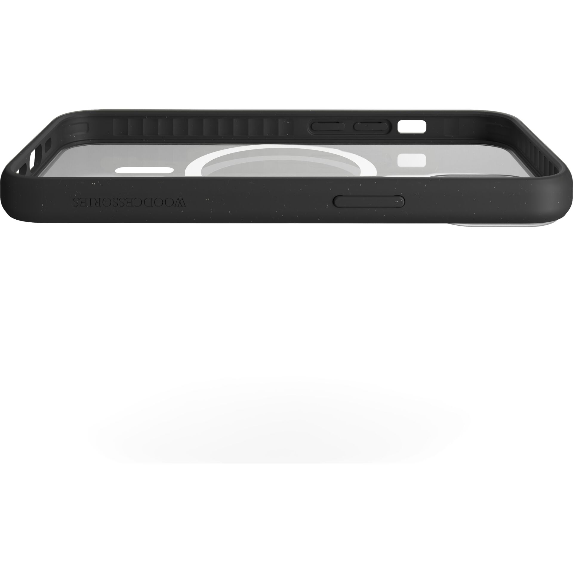Woodcessories Clear Case MagSafe Black iPhone 14