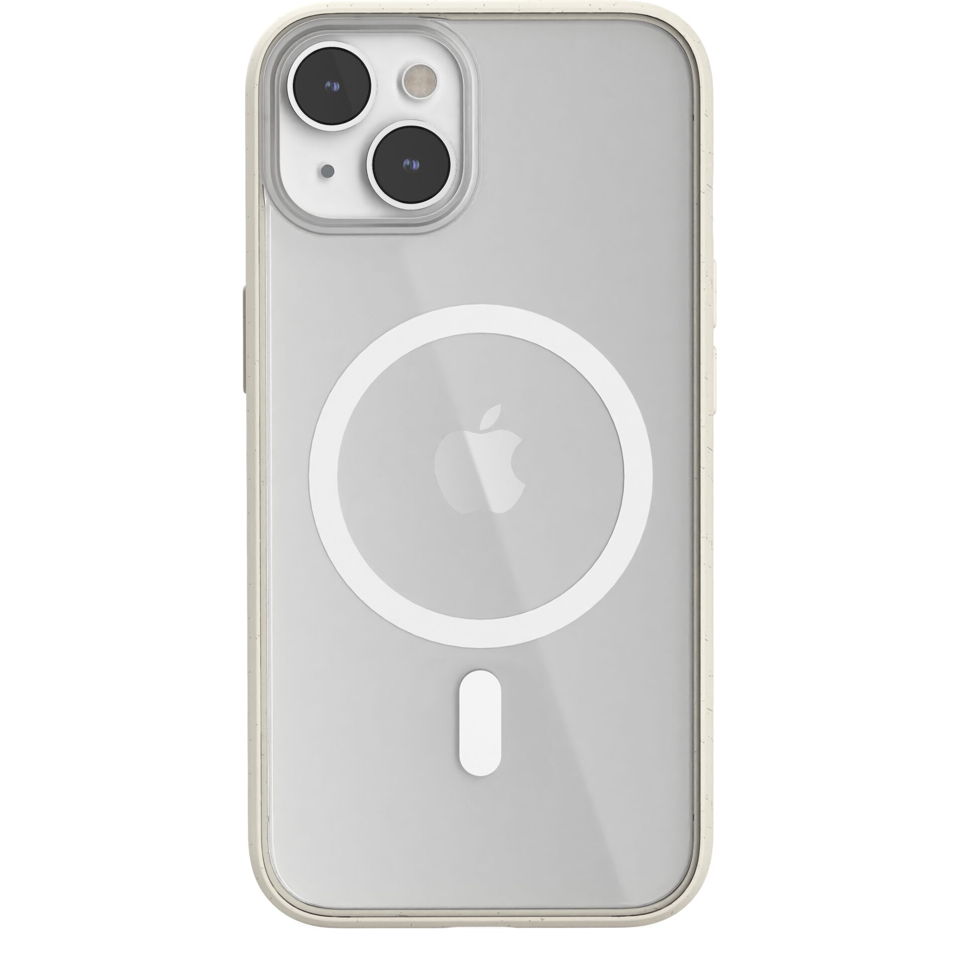 Woodcessories Clear Case MagSafe Offwhite iPhone 14