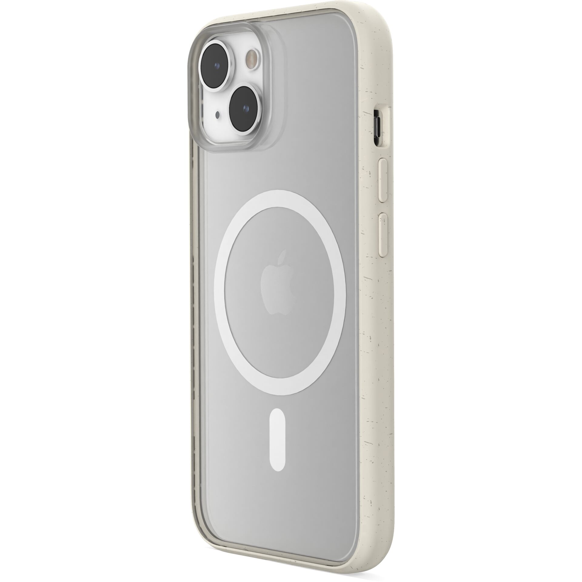 Woodcessories Clear Case MagSafe Offwhite iPhone 14