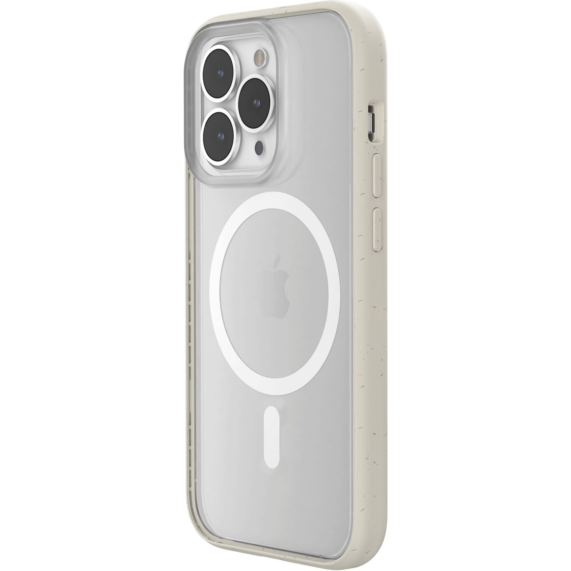 Woodcessories Clear Case MagSafe Offwhite iPhone 14 Pro