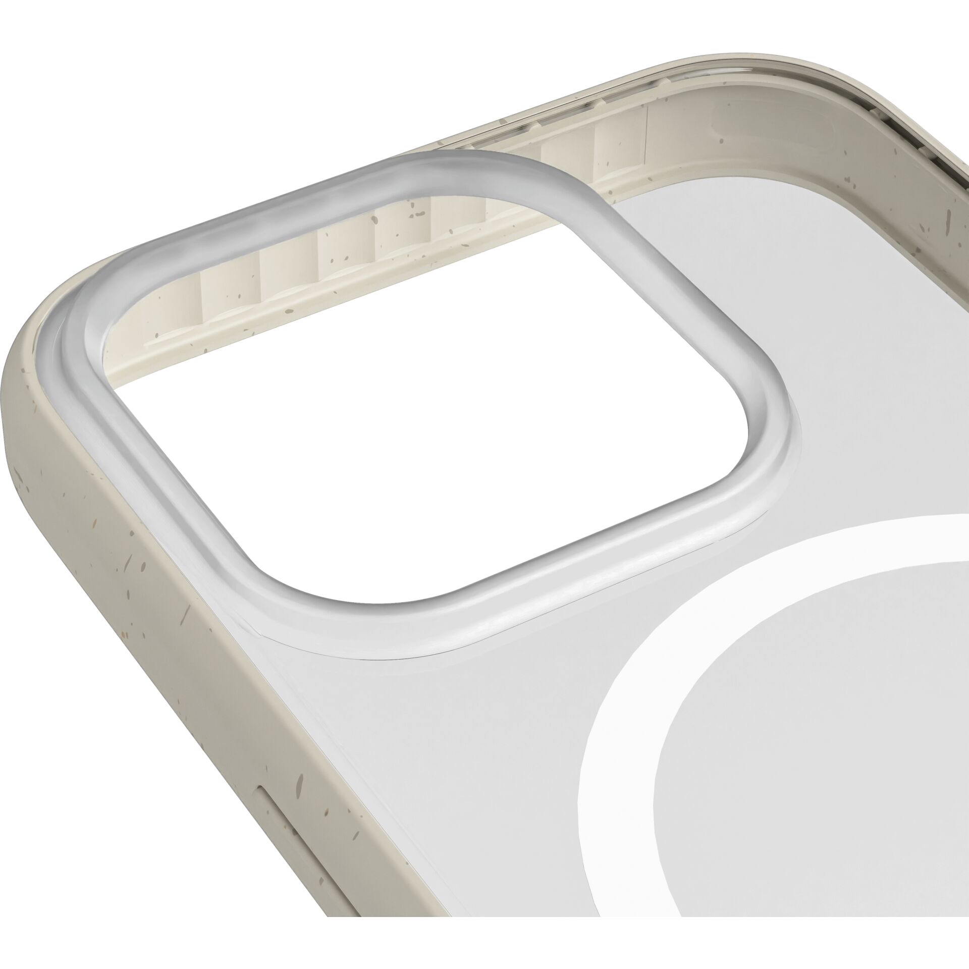 Woodcessories Clear Case MagSafe Offwhite iPhone 14 Pro