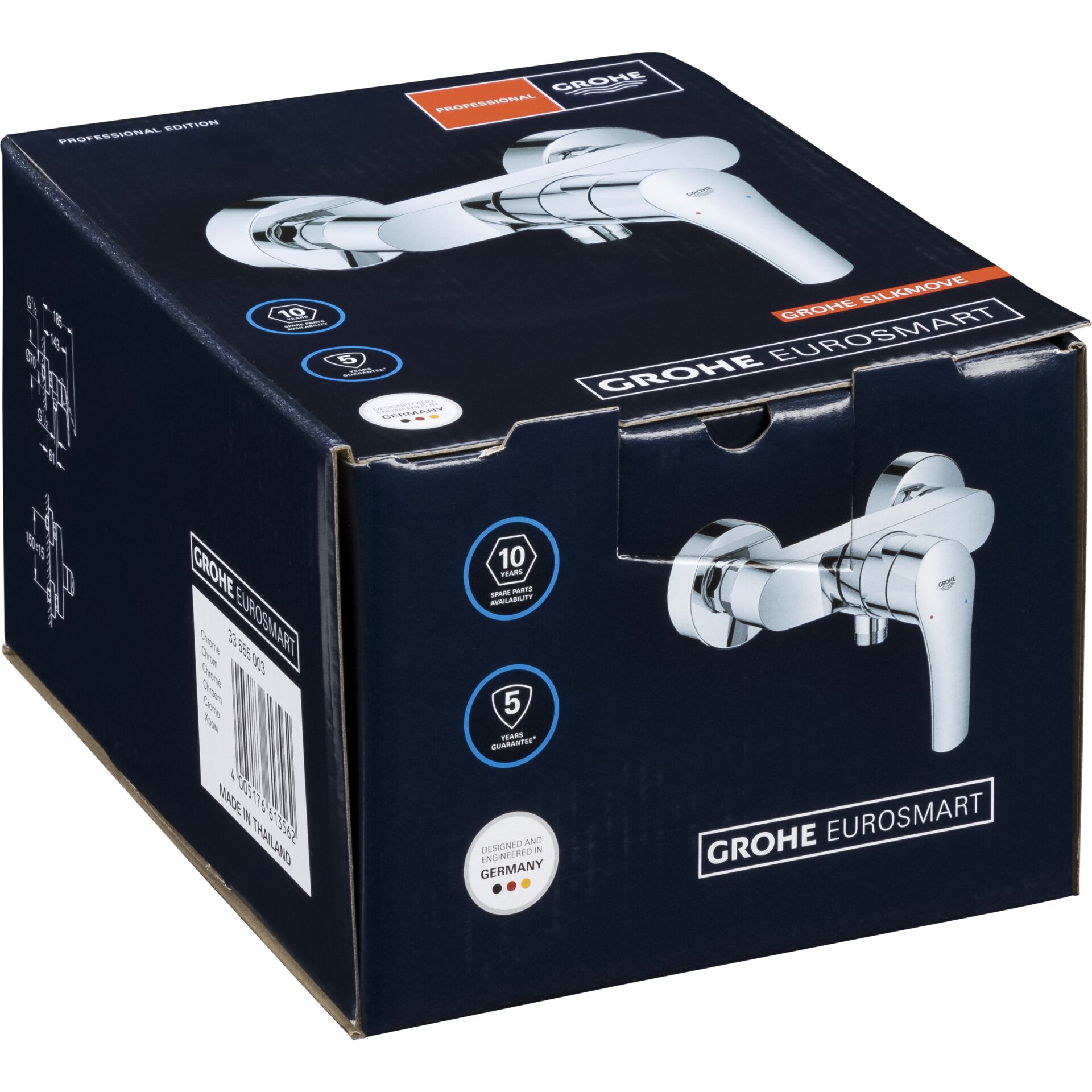Grohe Eurosmart Single-Handle Shower Mixer, 1/2