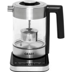 Graef WK 350 bollitore trasparente/inox