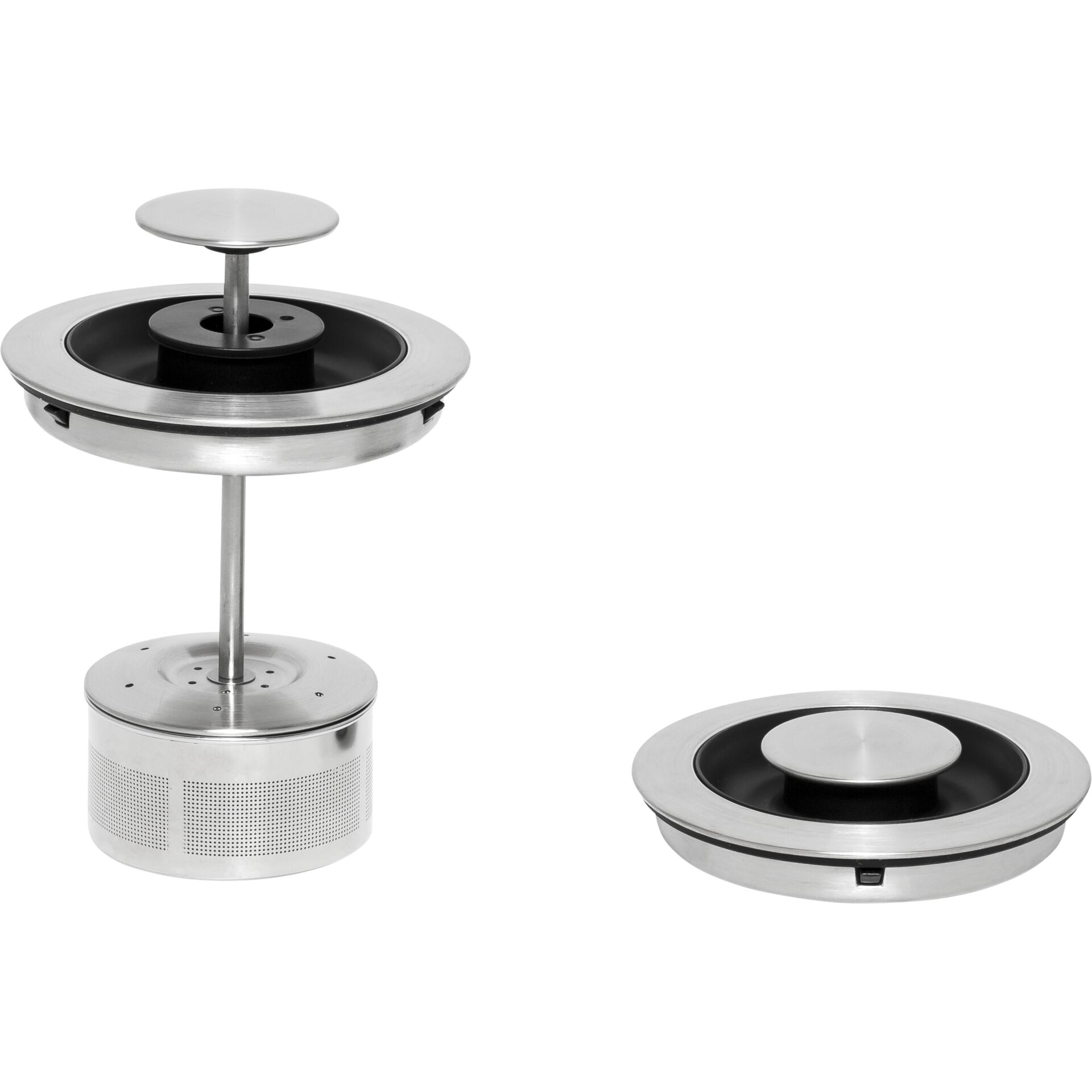 Graef WK 350 bollitore trasparente/inox