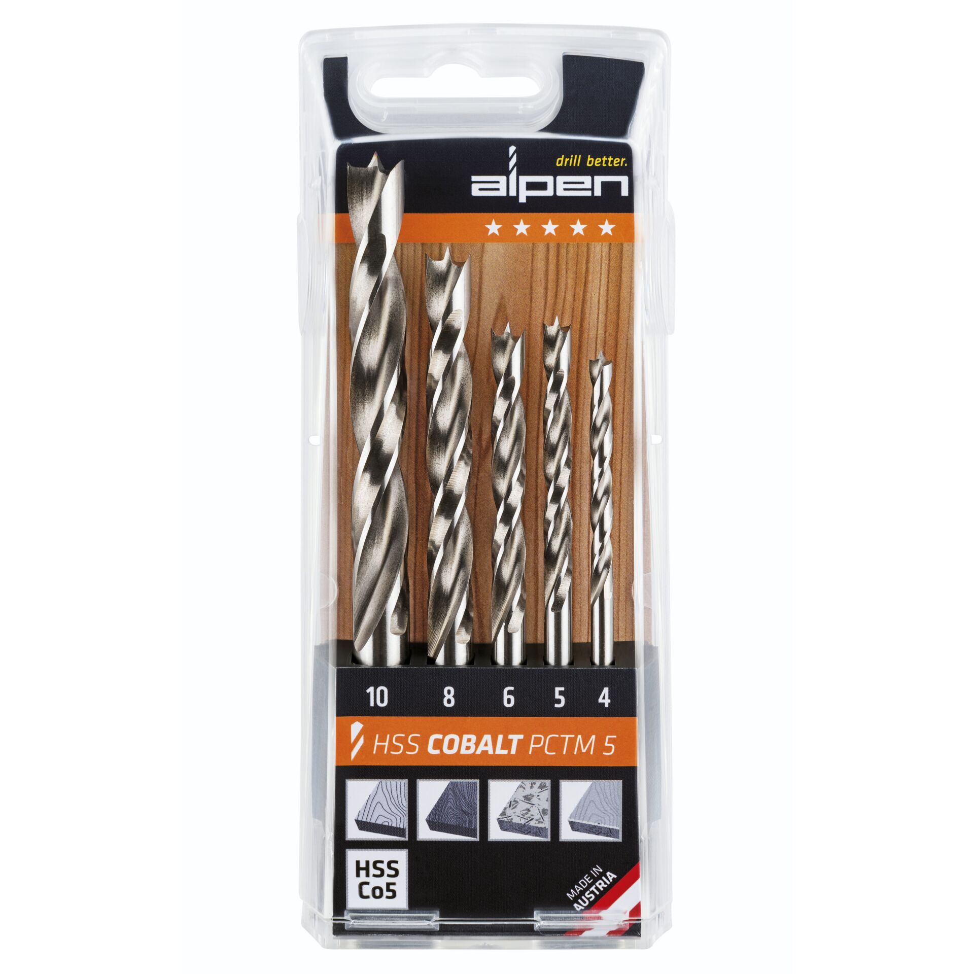 Alpen HSS-ECo5 PCTM 5-pcs Profi Wood