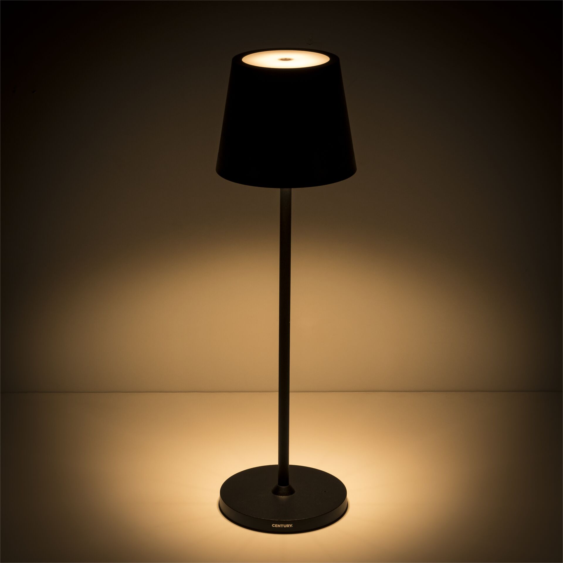 Century LED lamp. tav. LUME Plus nero 2,2W 2700K Dimm. IP54