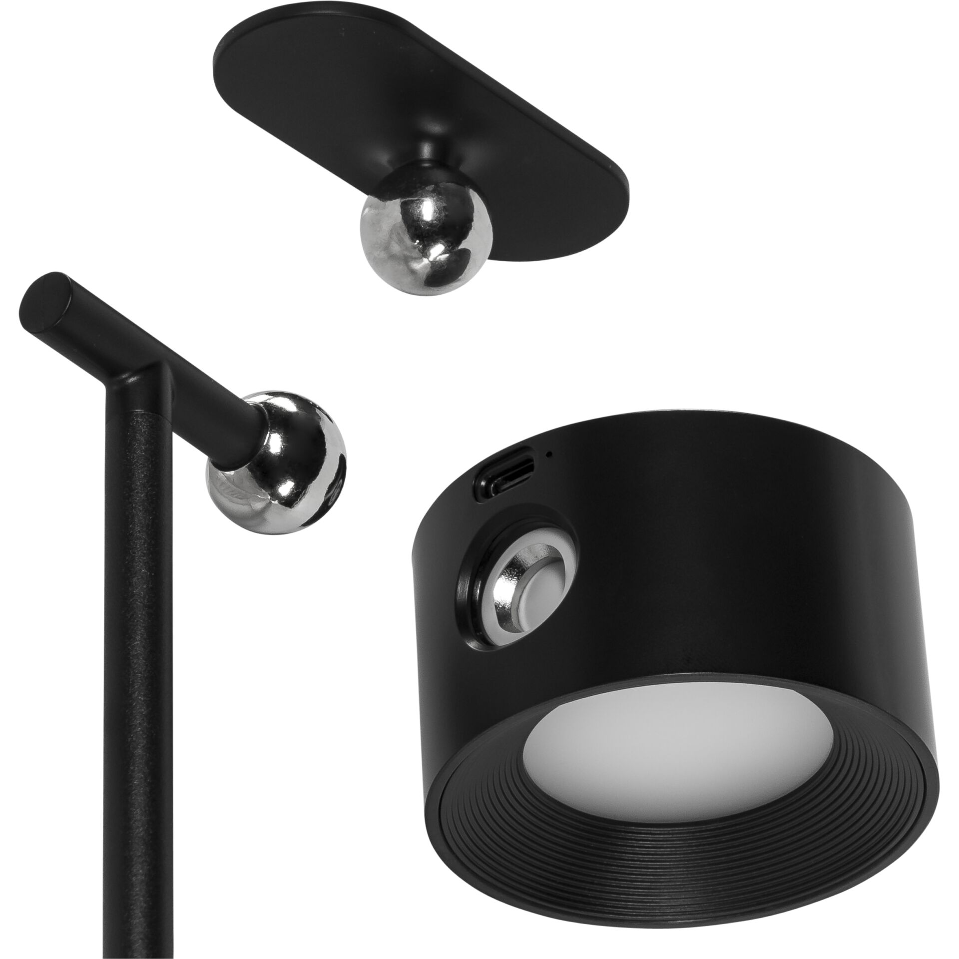 Century LED lampada PIXEL nero 1,8W 4000K Dimm. IP20