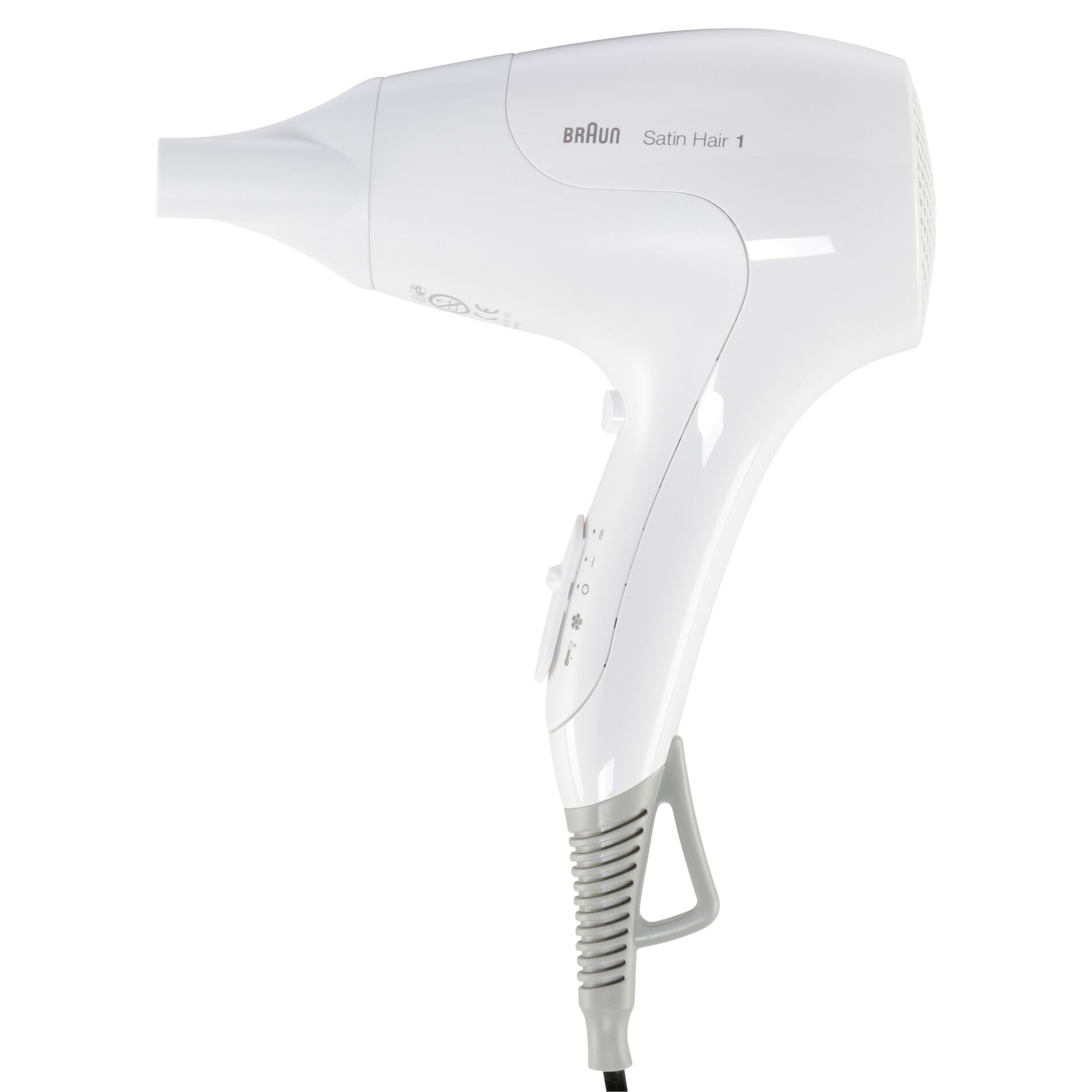 Braun Satin Hair 1 HD 180 Power Perfection bianco