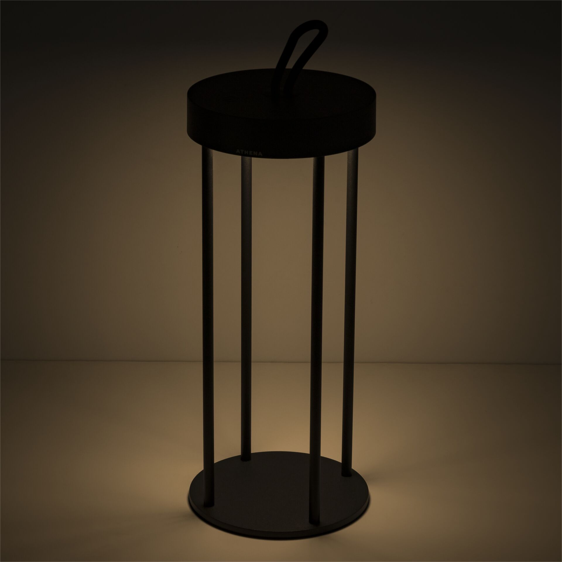 Century LED lamp. tav. ATHENA nero 3W 3000K Dimm. IP54 Colo