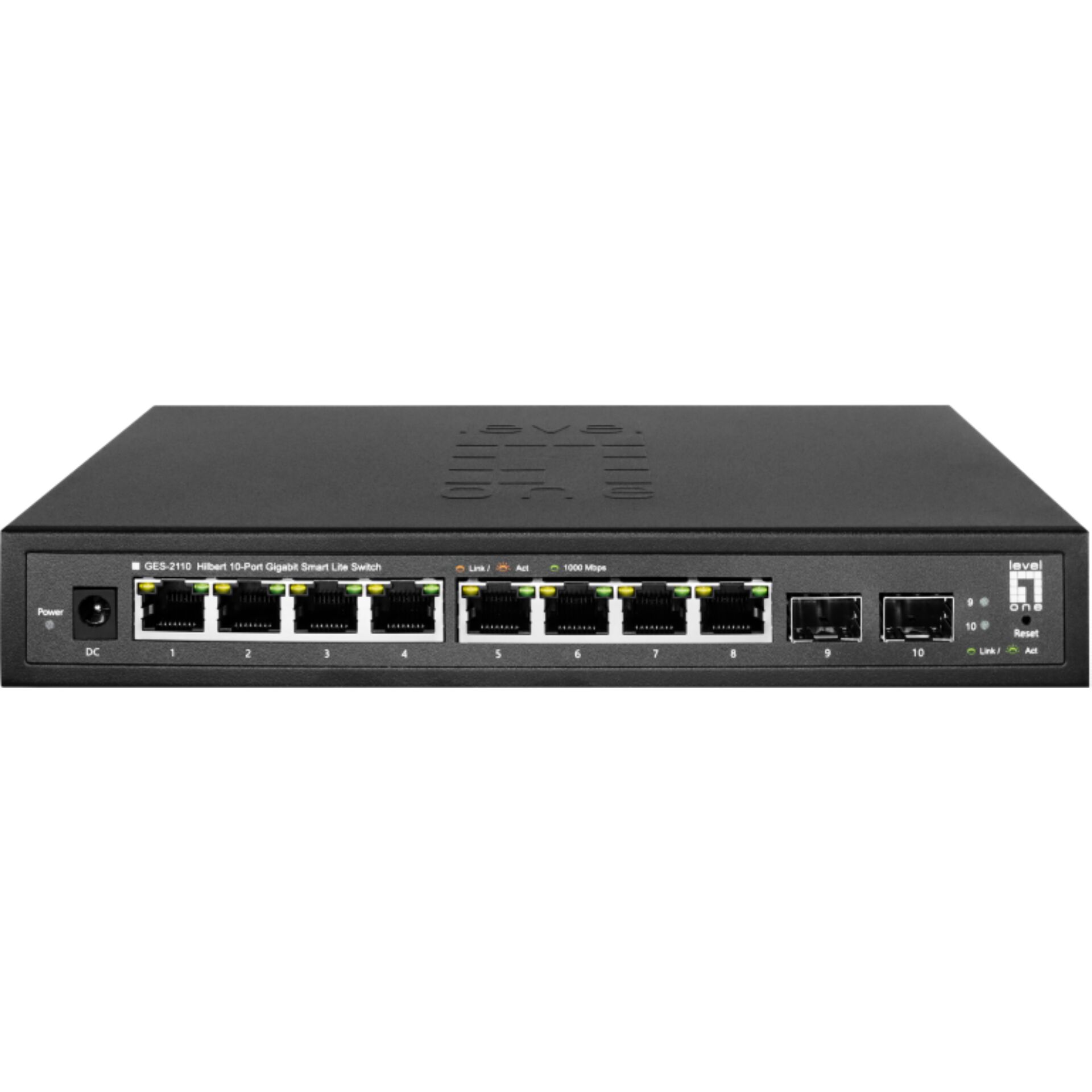 Level One GES-2110 Hilbert 10Port Gb Smart Lite Sw