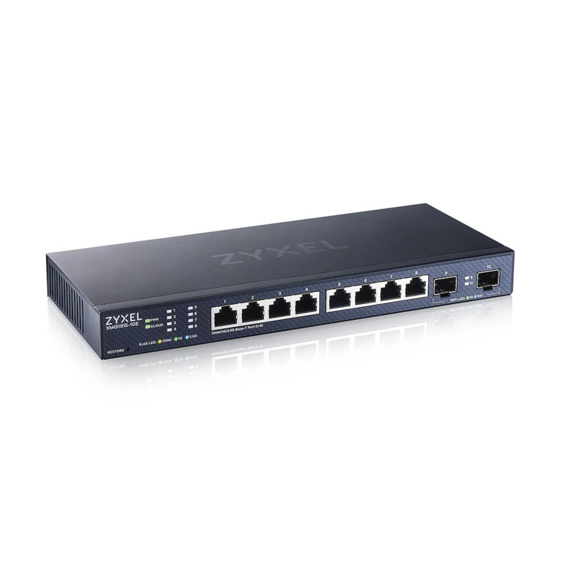 Zyxel XMG1915-10E 8 Port 2.5GbE 2SFP+ Smart Switch NebulaFle