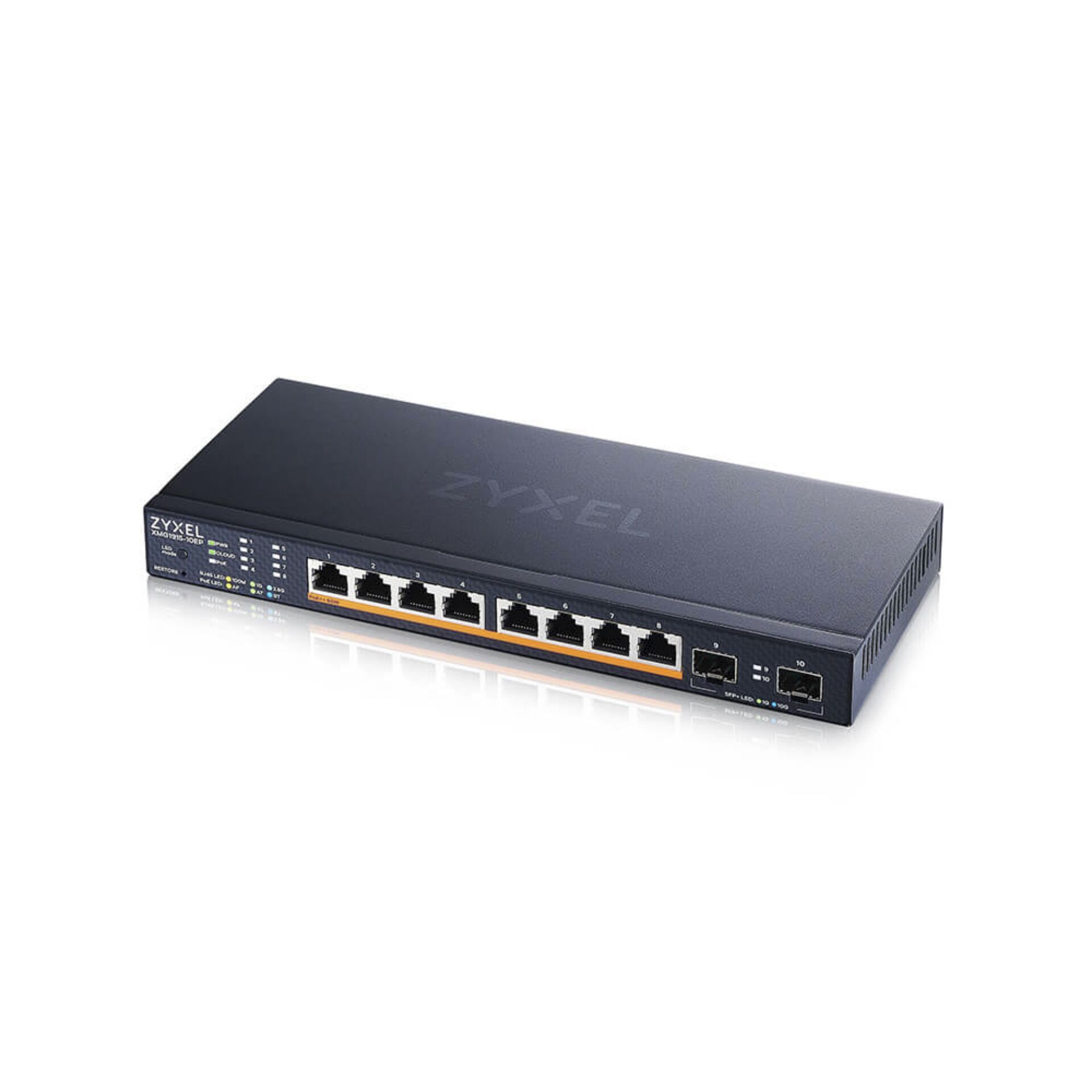 Zyxel XMG1915-10EP 8 Port 2.5GbE 2SFP+ 8x PoE++ SmartSwitch