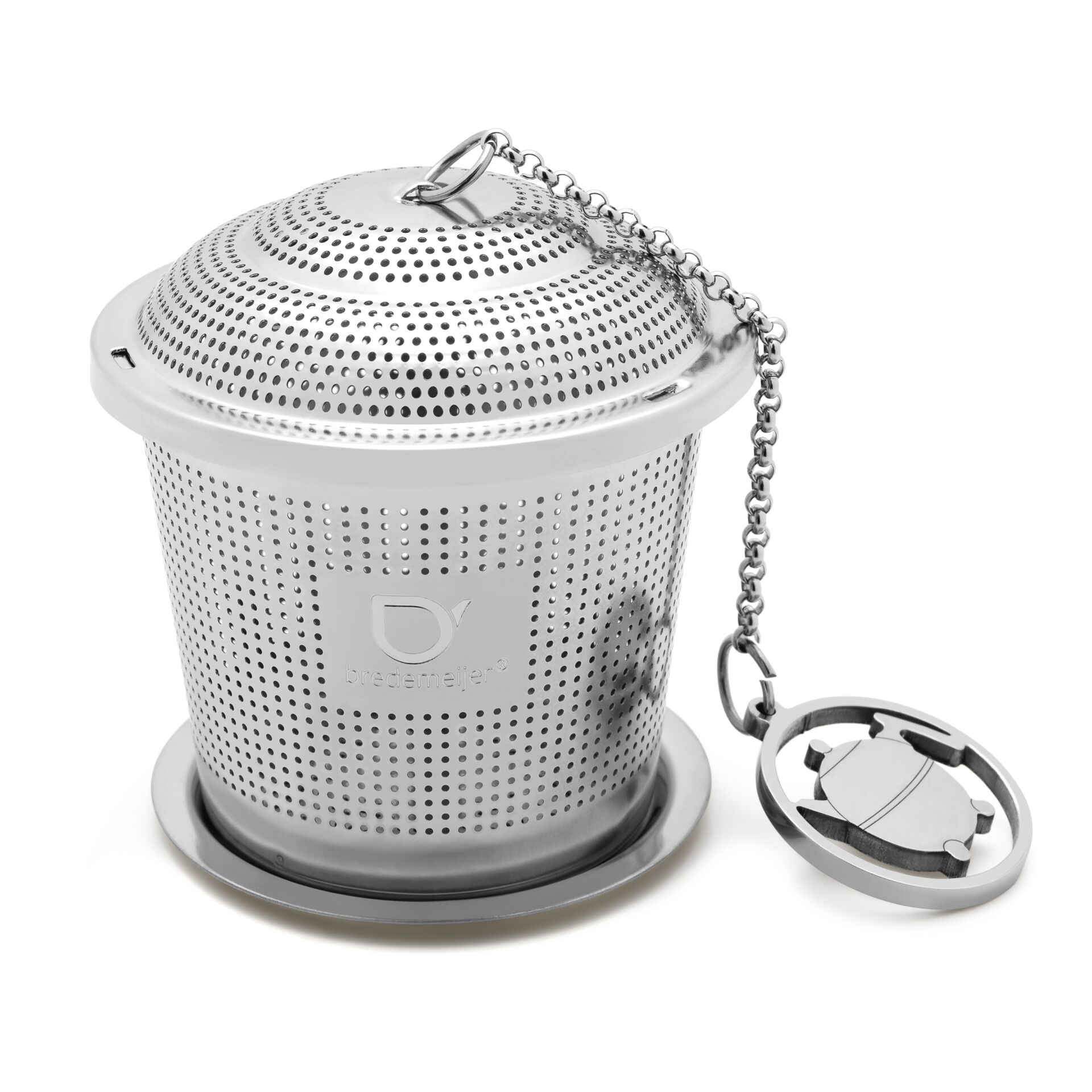 Bredemeijer Tea Filter on chain Trivet Stainless Steel 19100