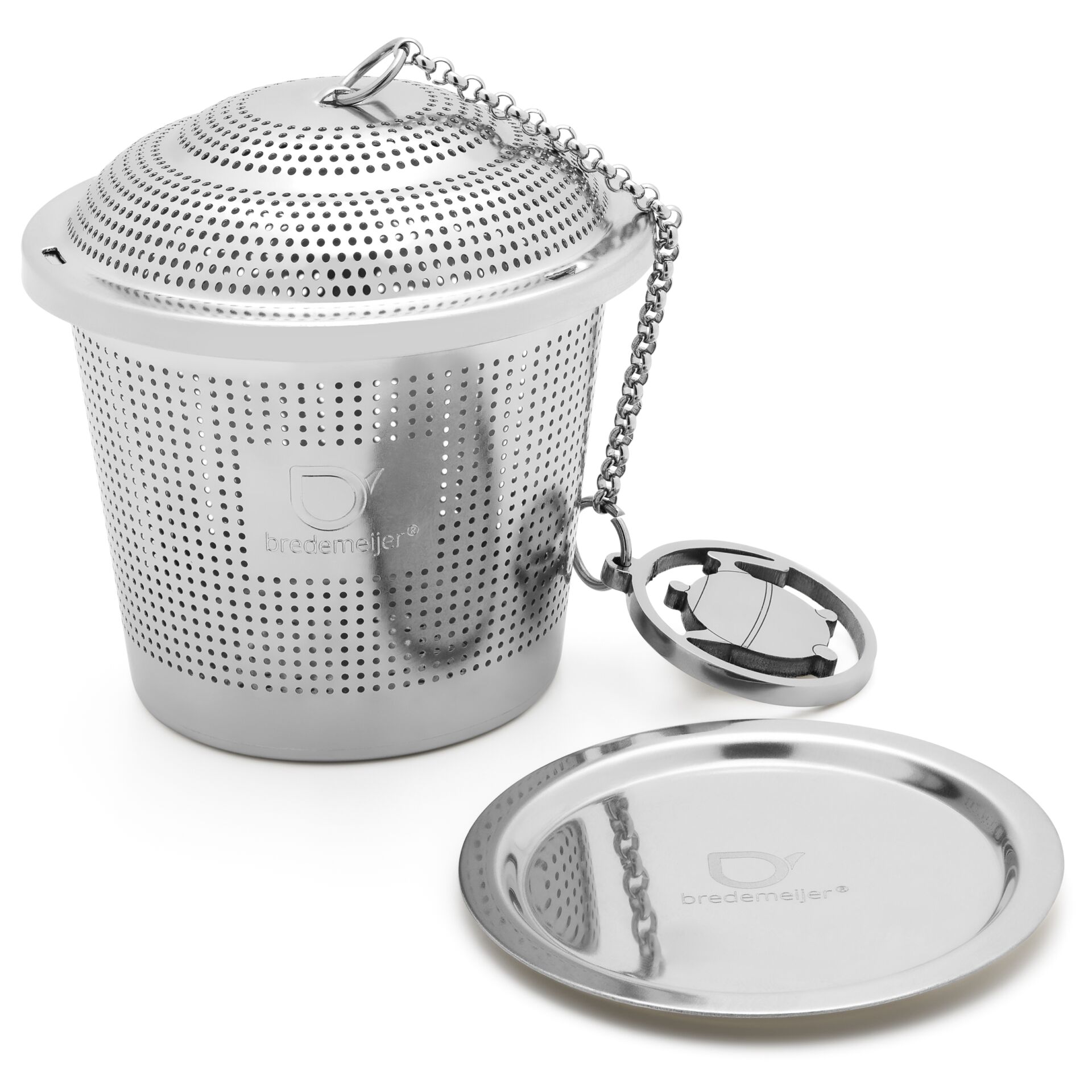 Bredemeijer Tea Filter on chain Trivet Stainless Steel 19100