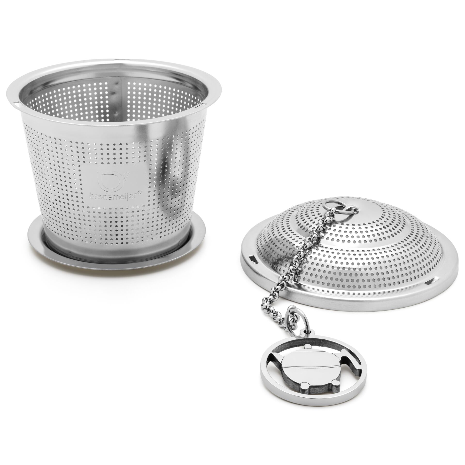 Bredemeijer Tea Filter on chain Trivet Stainless Steel 19100