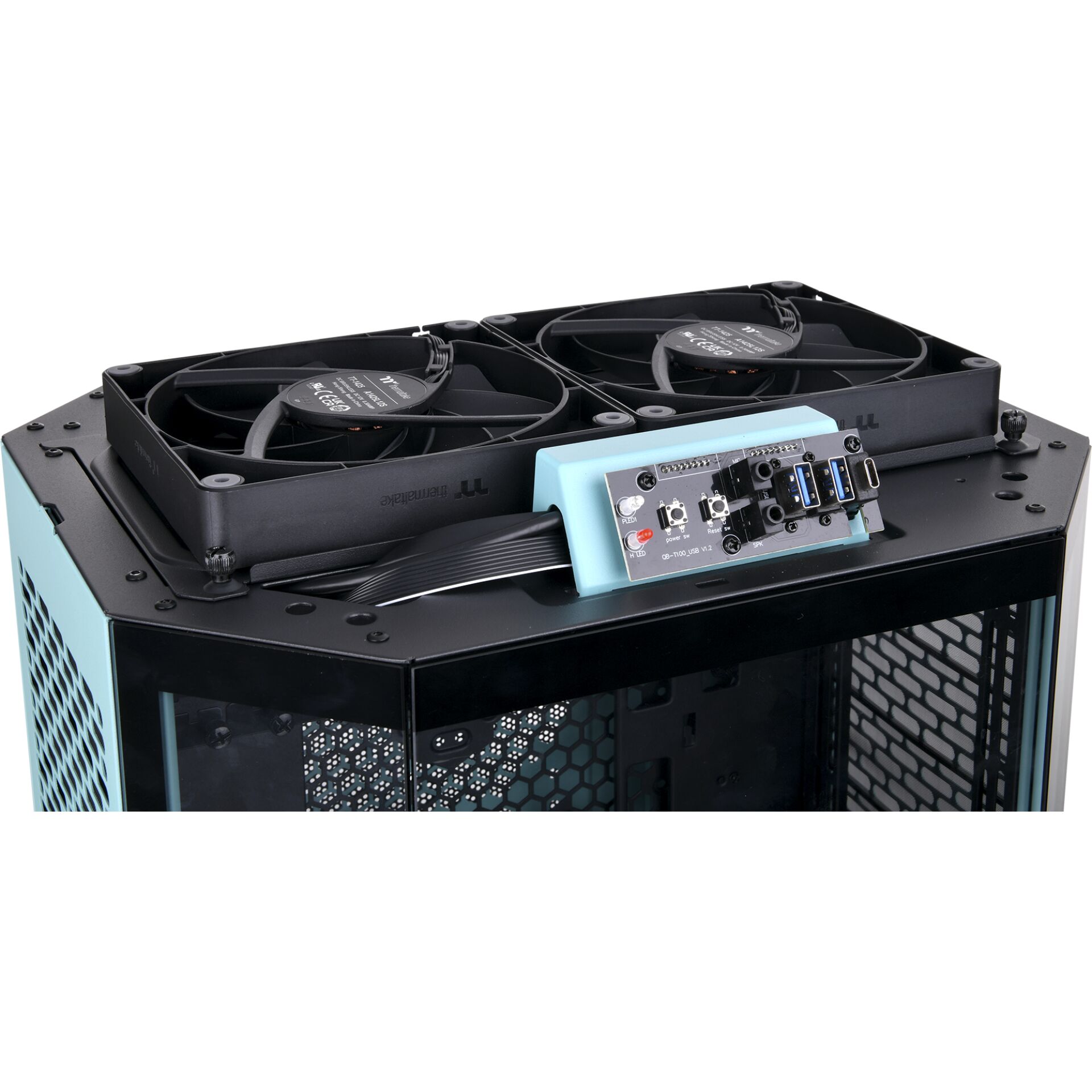 Thermaltake The Tower 300 turchese