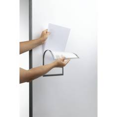 1x5 Durable Dokumentenhalter DIN A4 magnetisch grau    40075 2