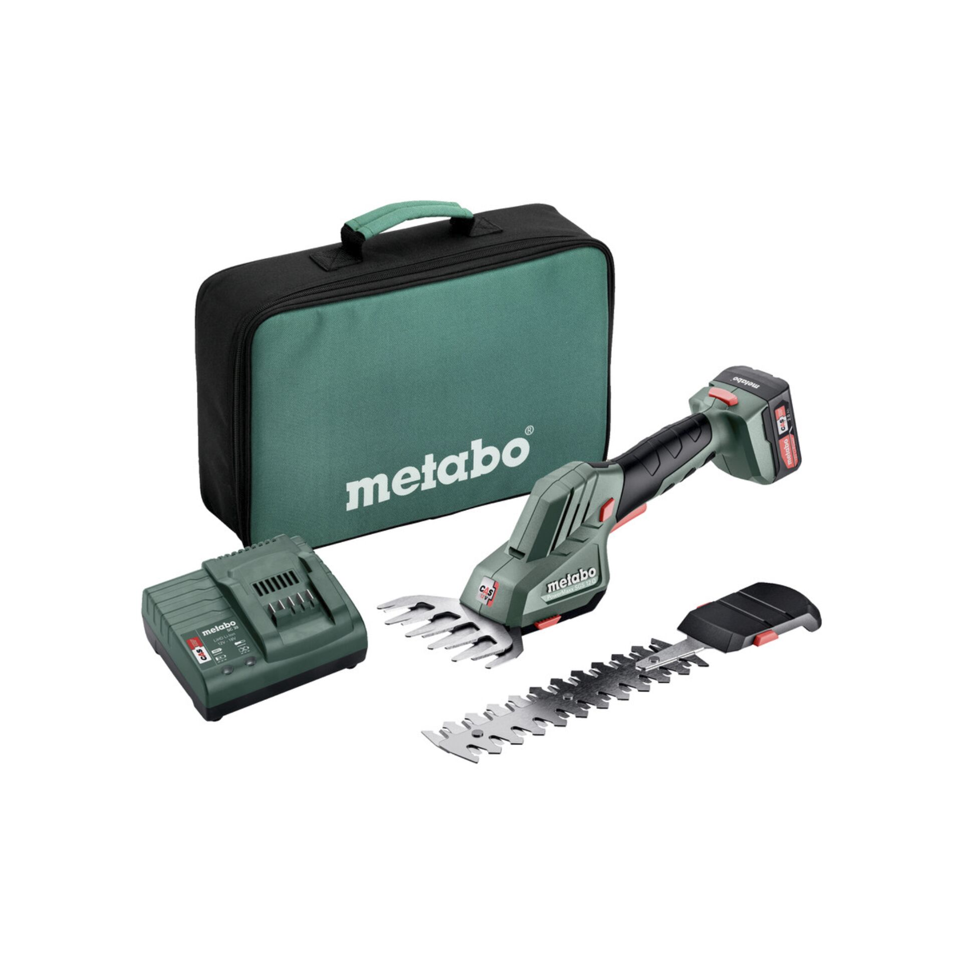 Metabo PowerMaxx SGS 12 Q forbici p. erba e siepi a batt.