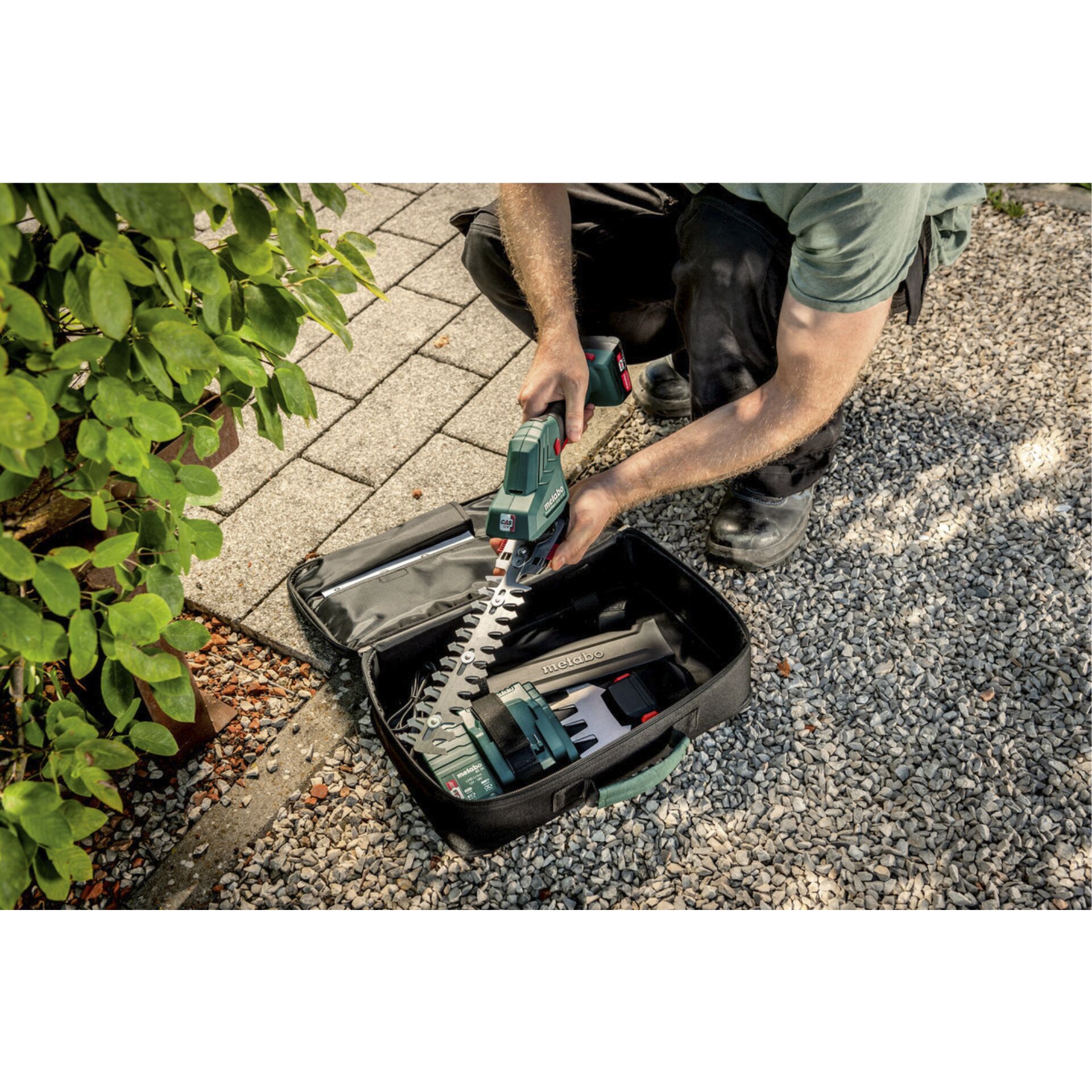 Metabo PowerMaxx SGS 12 Q forbici p. erba e siepi a batt.