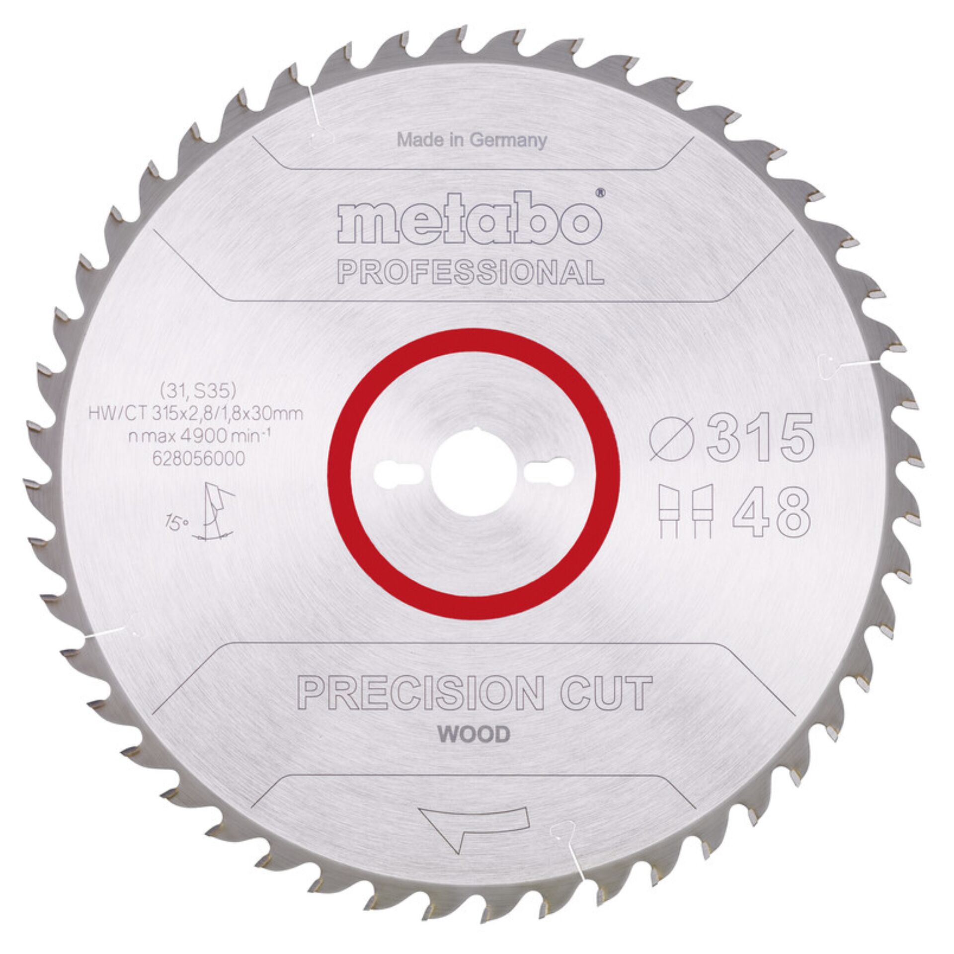 Metabo PrecisionCutProf 315x30, 48 WZ 15