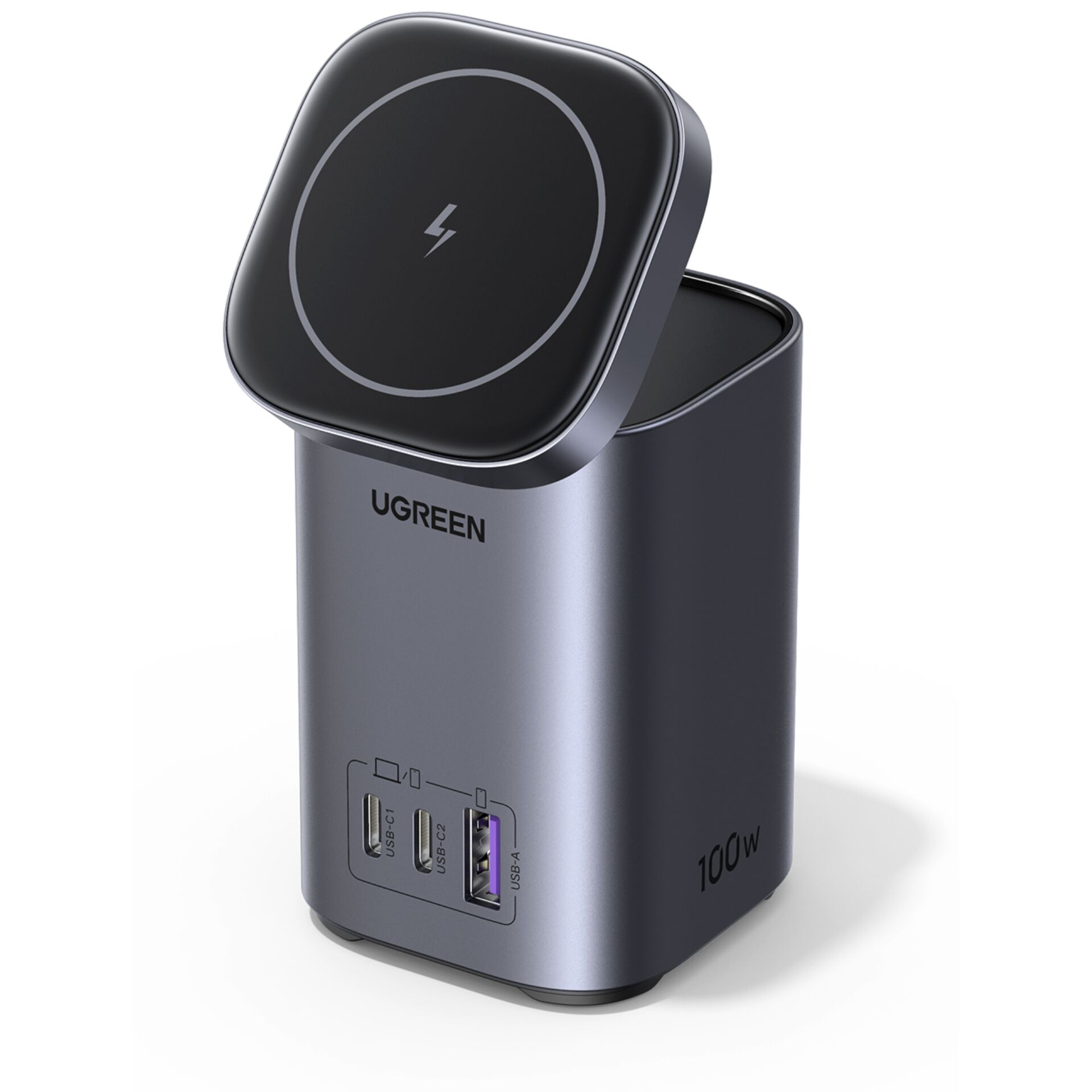 UGREEN Nexode Pro 100W MagSafe Wireless GaN Desktop Charger