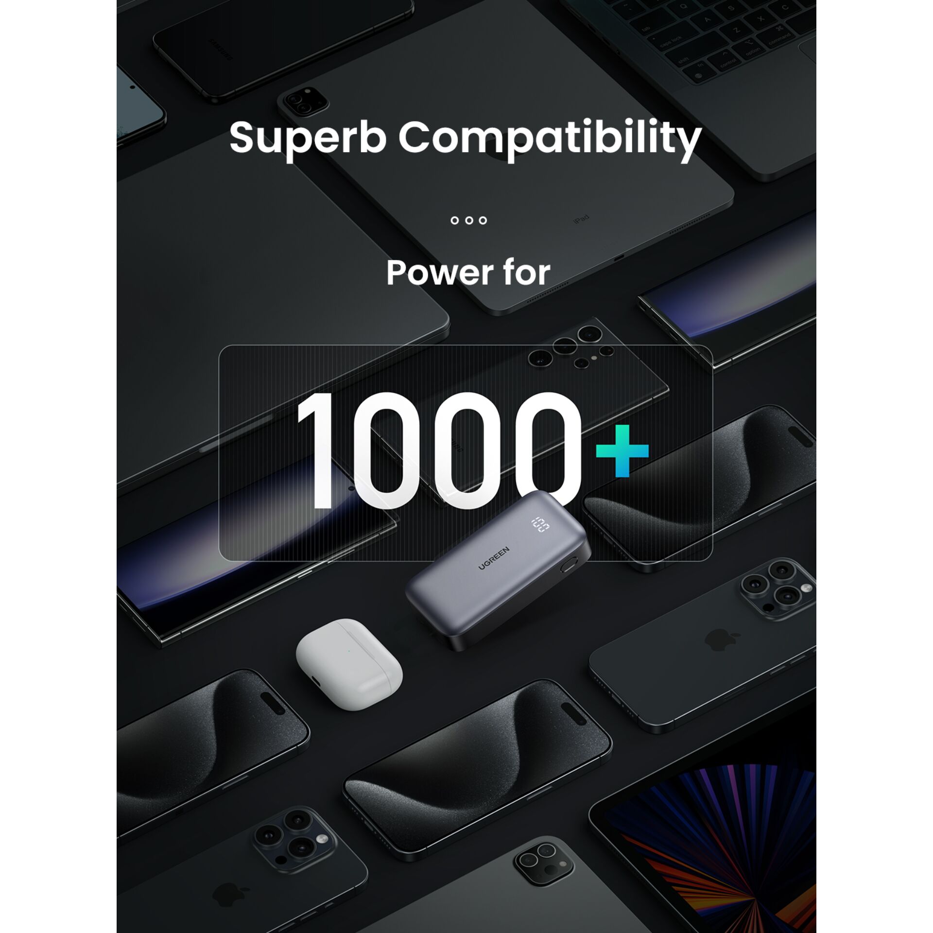 UGREEN 10000mAh Mini Powerbank Quick Charging 30W