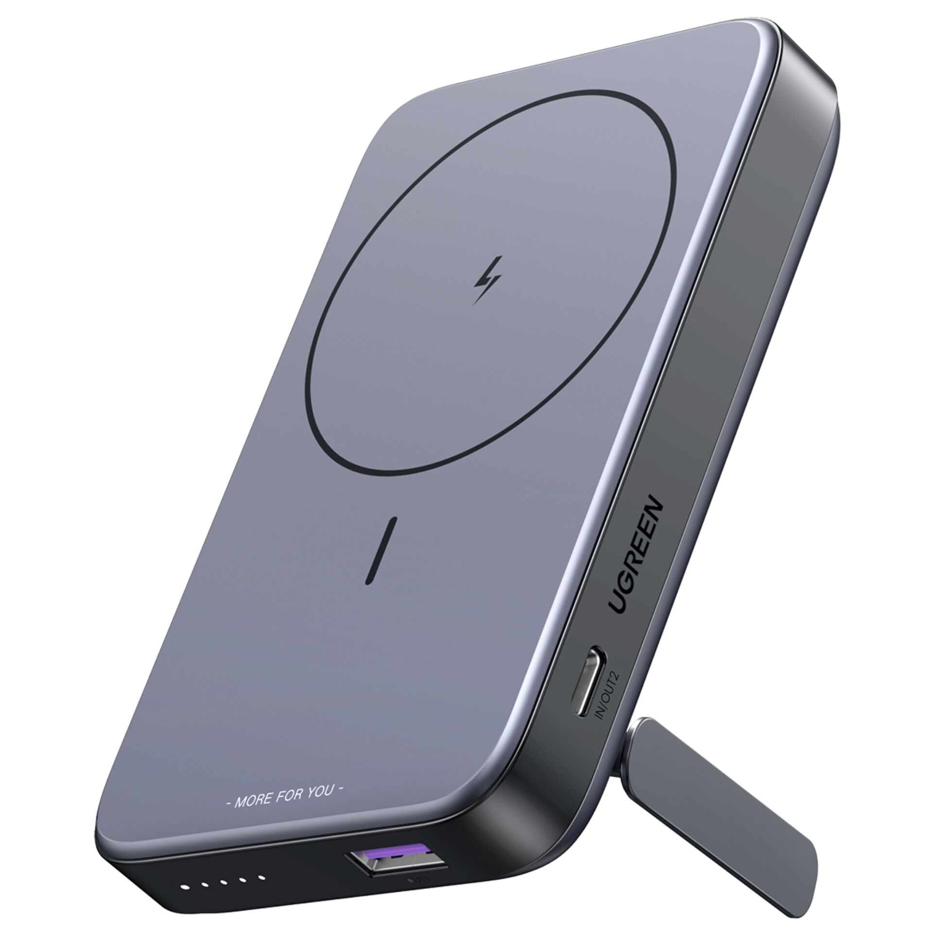 UGREEN 10000mAh Mini Powerbank Wireless 20W con MagSafe grig