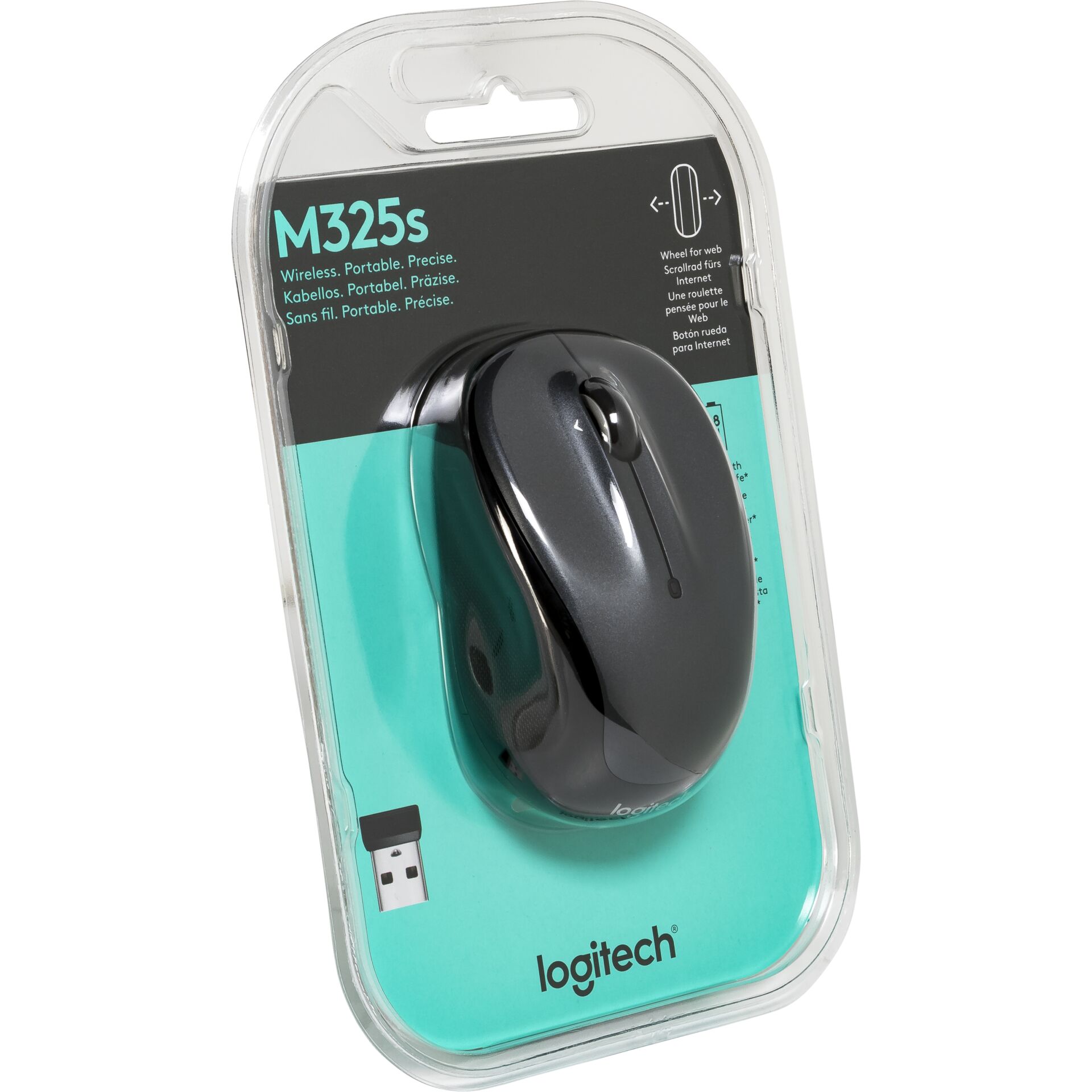 Logitech M325s Dark argento