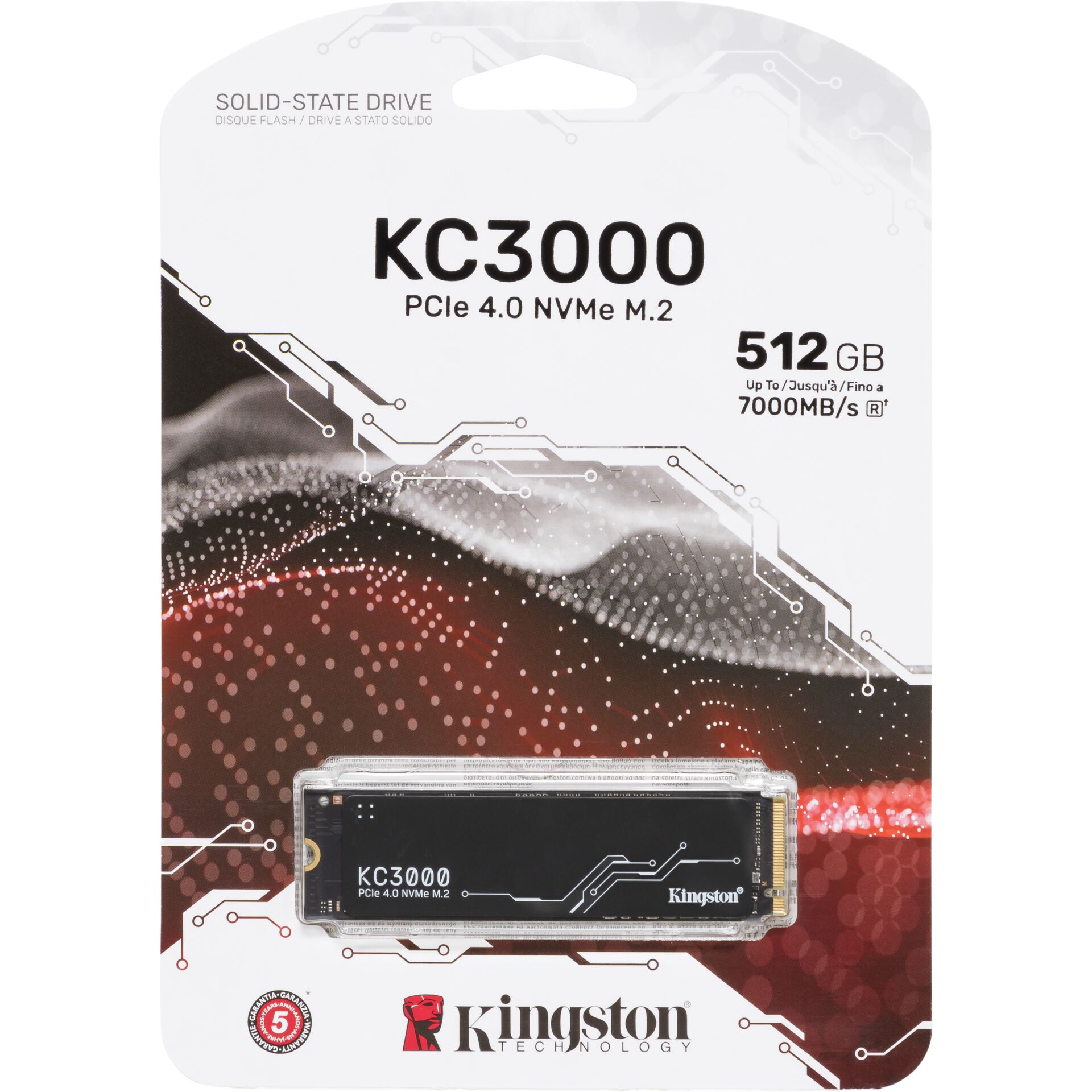 Kingston KC3000            512GB M.2 PCIe G4x4 2280